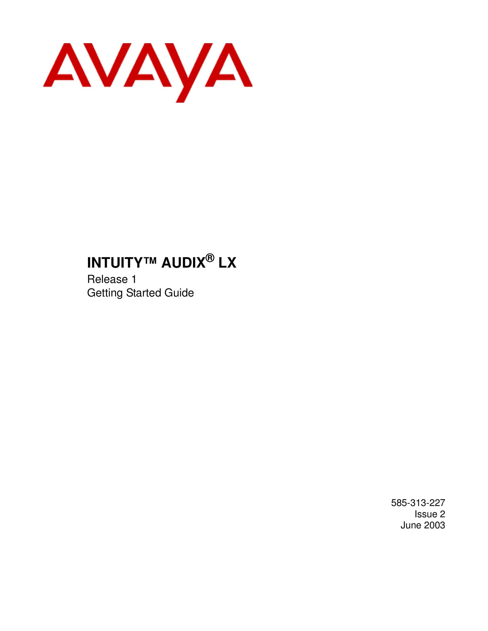 Avaya 585-313-227 Network Router User Manual