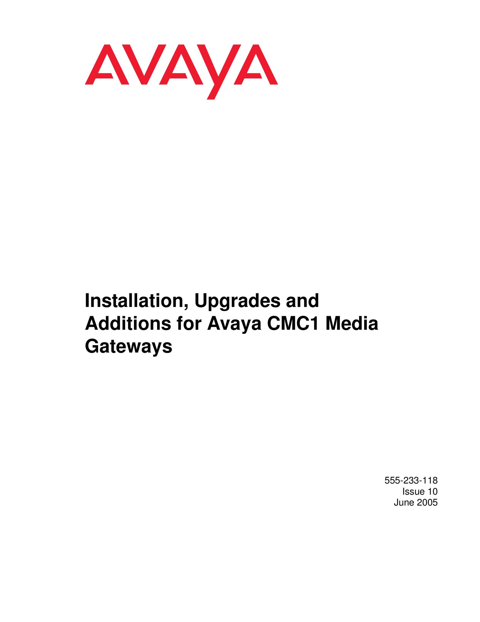 Avaya CMC1 Network Router User Manual