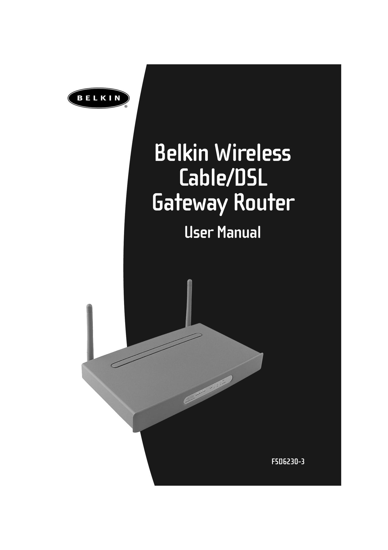 Belkin F506230-3 Network Router User Manual