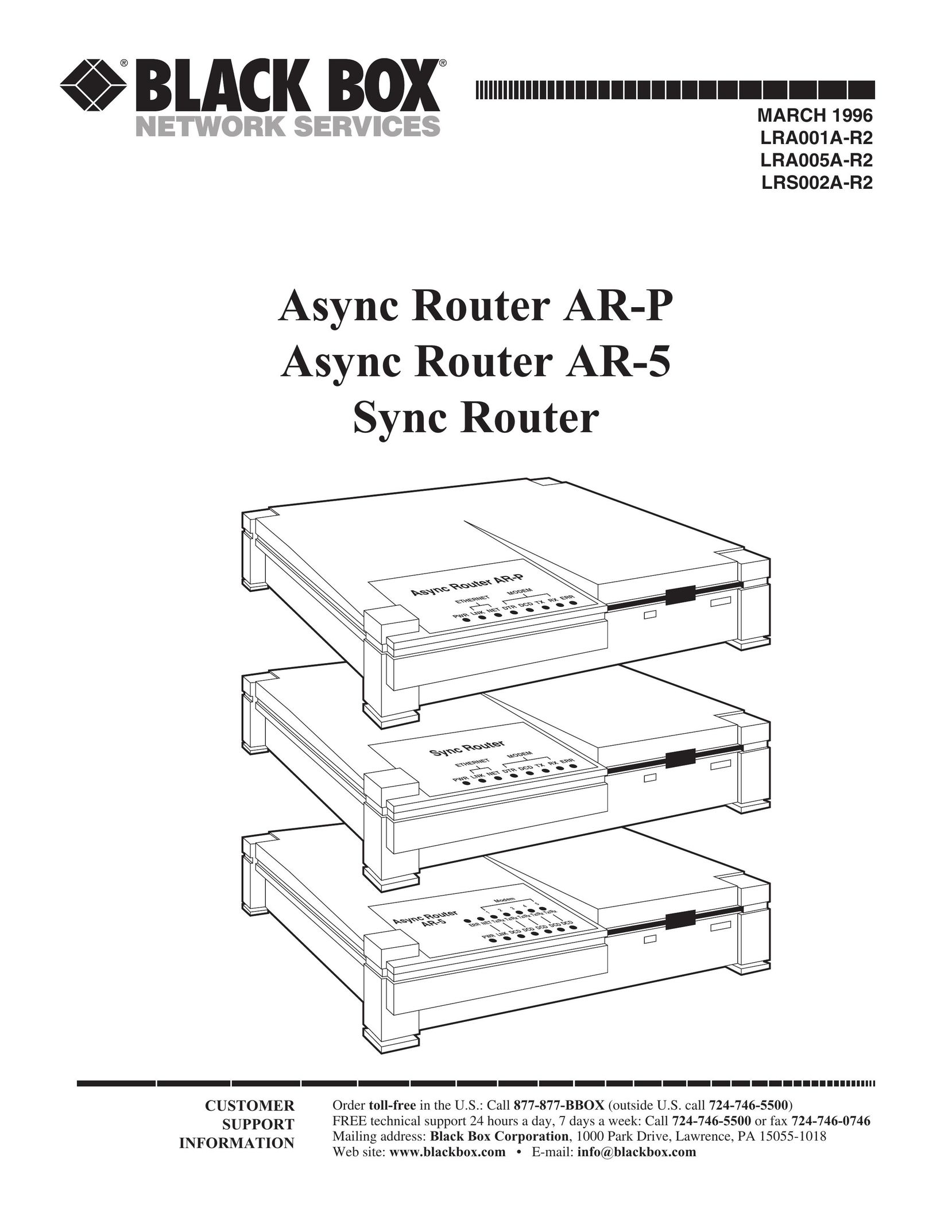 Black Box LRA001A-R2 Network Router User Manual