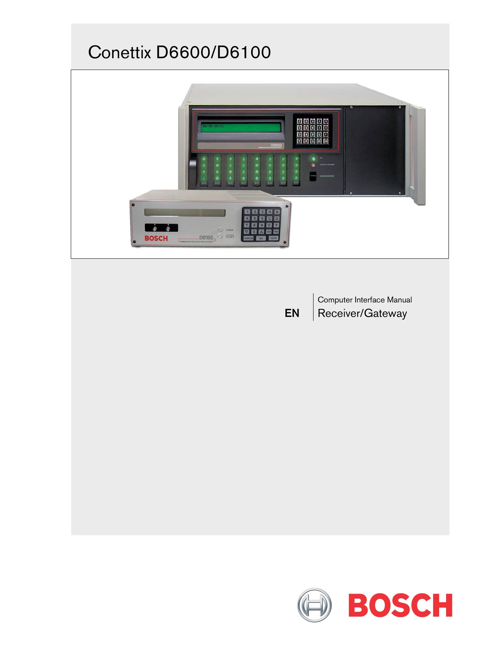 Bosch Appliances D6100 Network Router User Manual