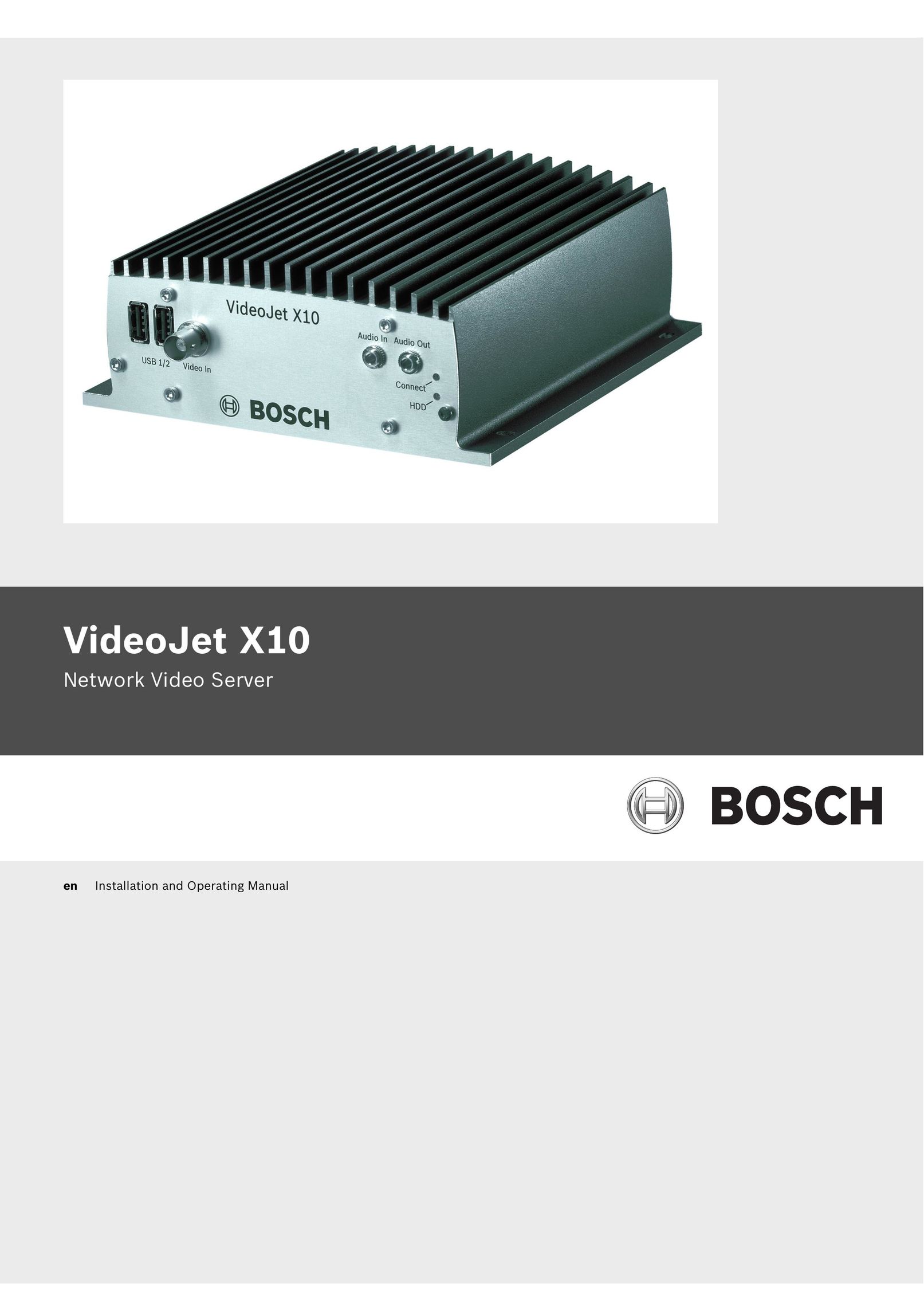 Bosch Appliances X10 Network Router User Manual