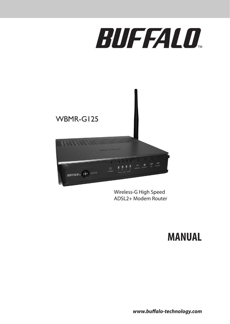 Buffalo Technology WBMR-G125 Network Router User Manual