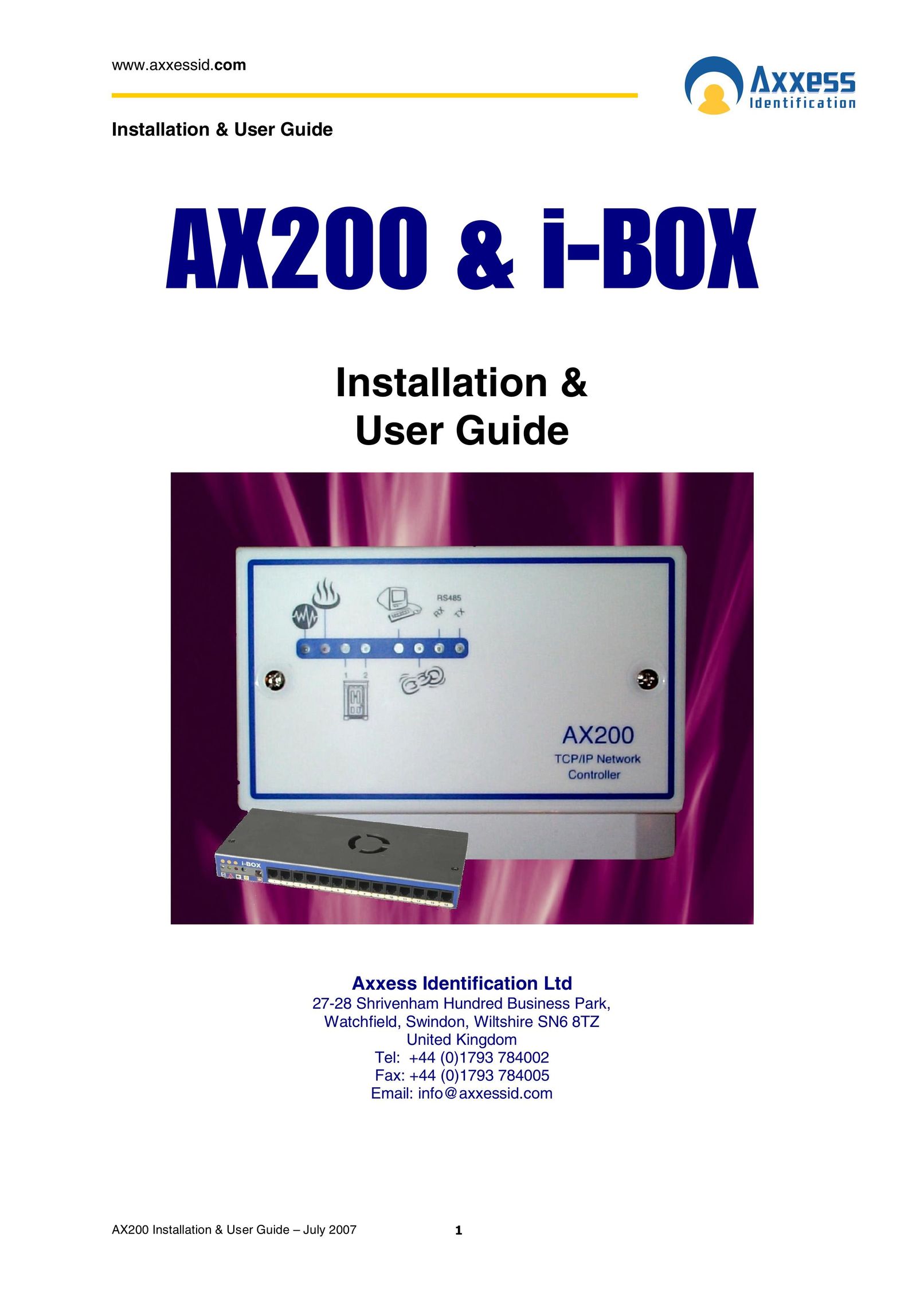 Casio AX200 Network Router User Manual