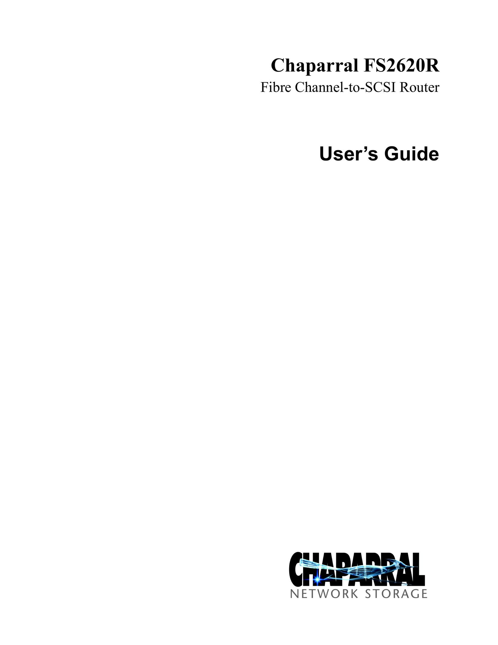 Chaparral FS2620R Network Router User Manual