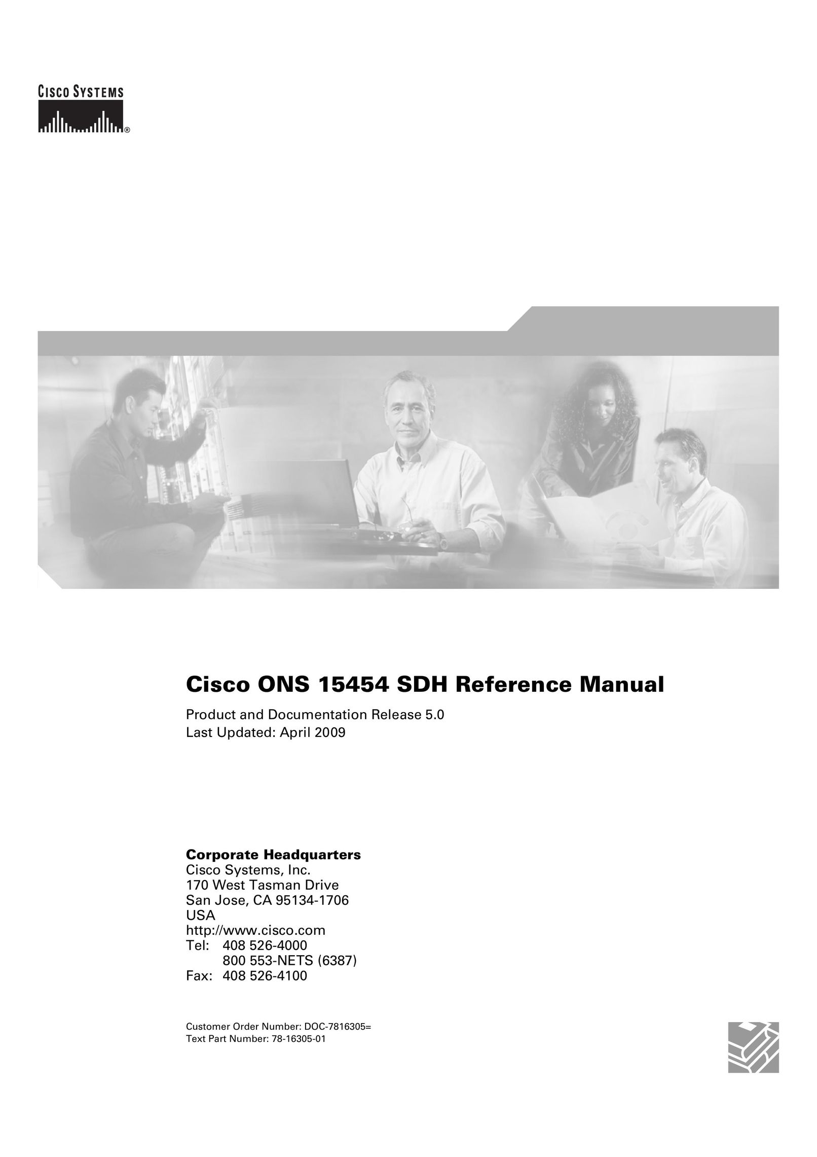 Cisco Systems 15454 SDH Network Router User Manual