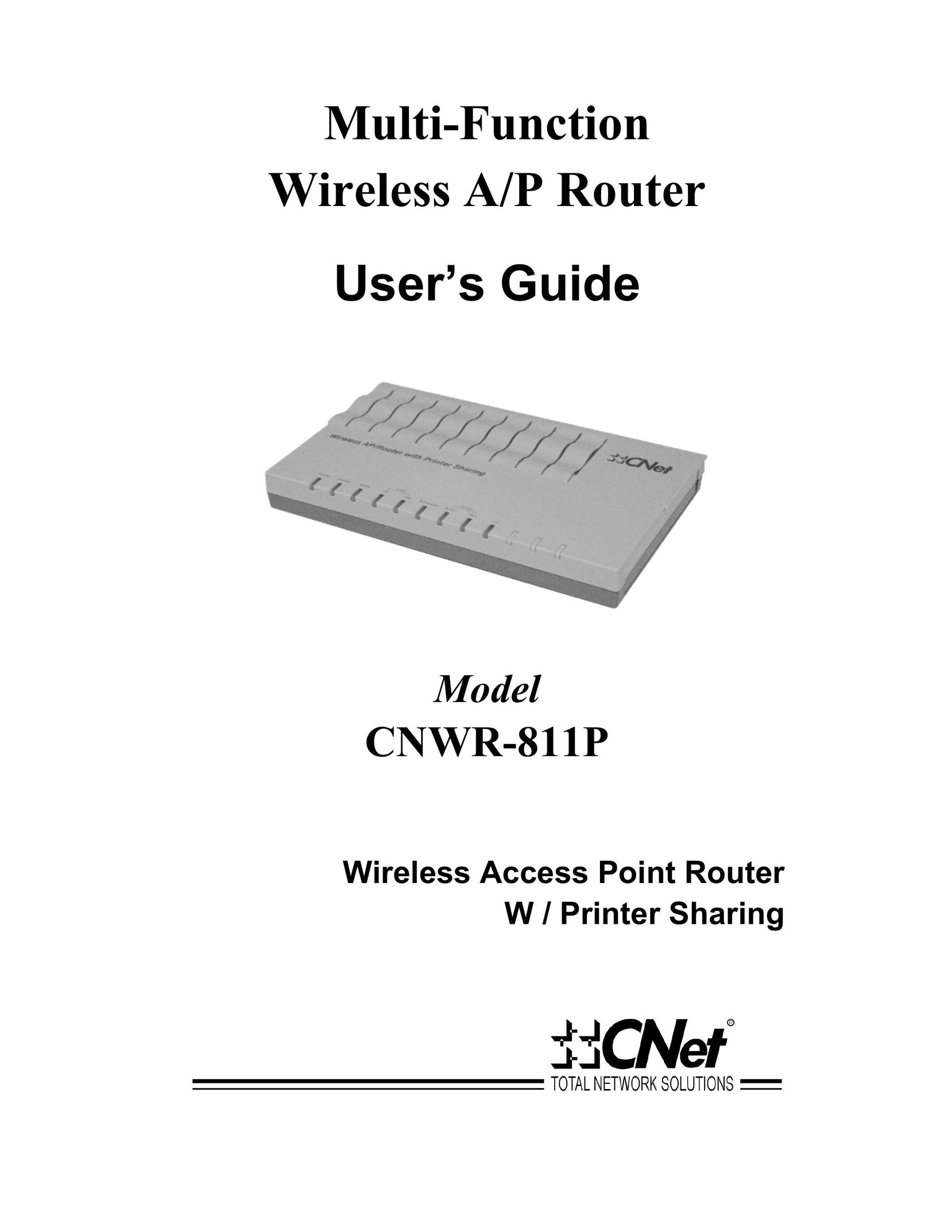 CNET CNWR-811P Network Router User Manual