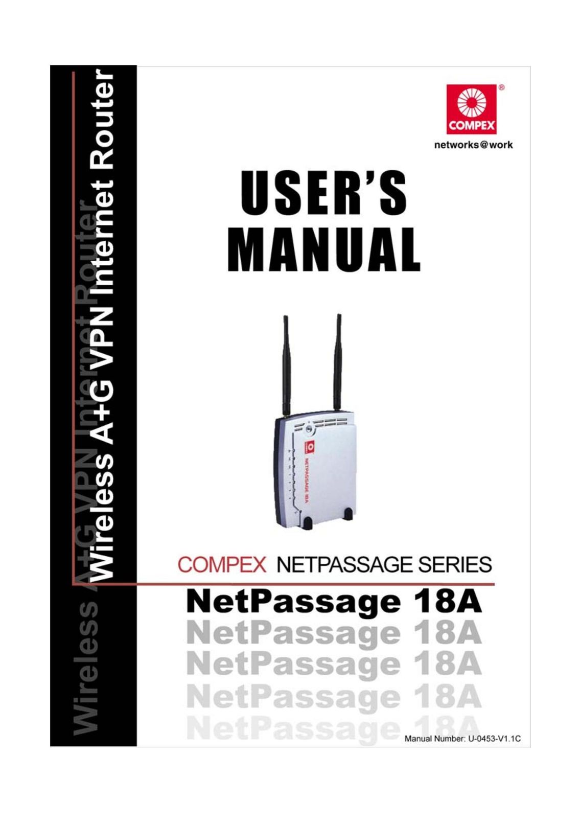 Compex Technologies 18A Network Router User Manual