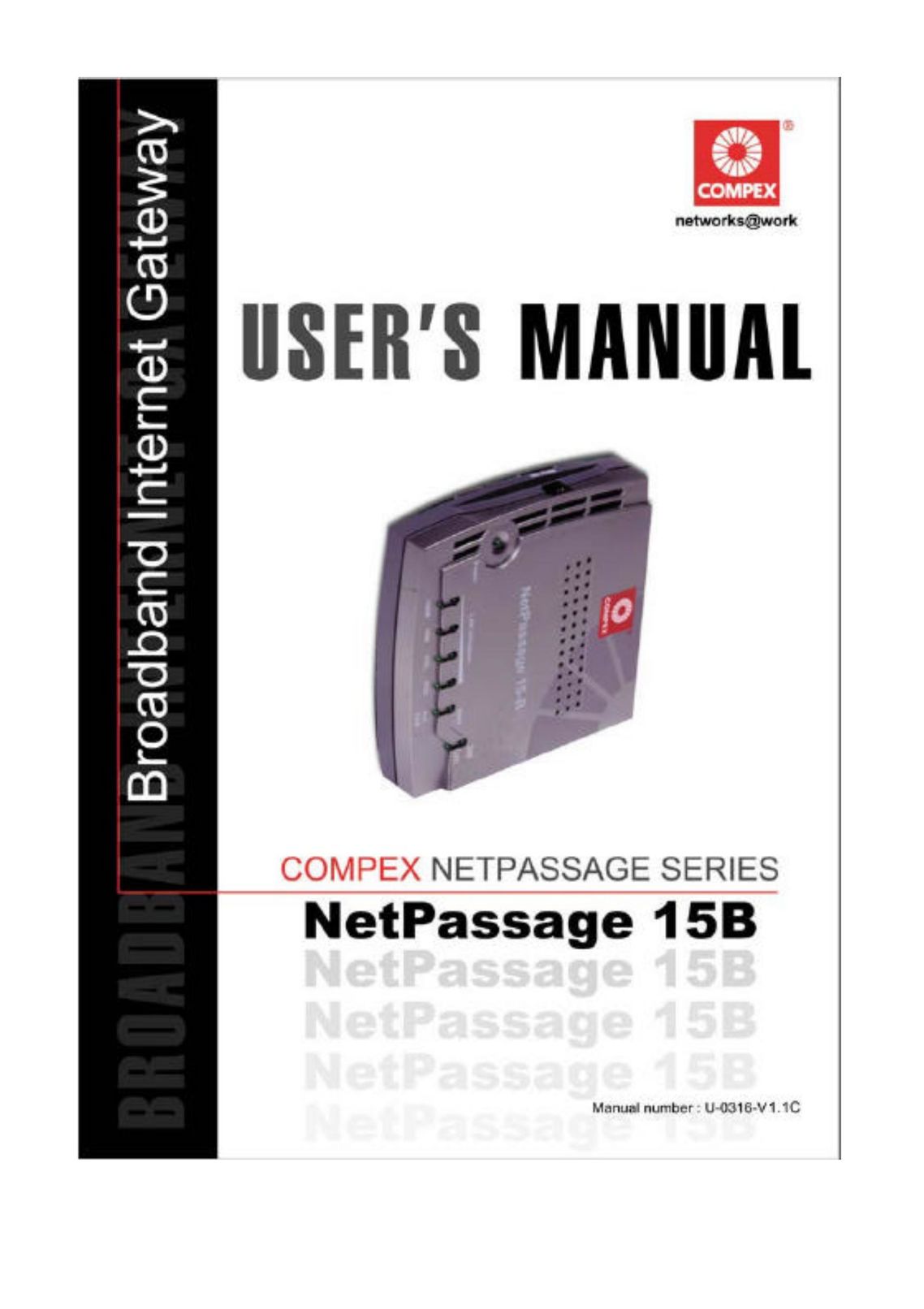 Compex Technologies NetPassage 15B Network Router User Manual