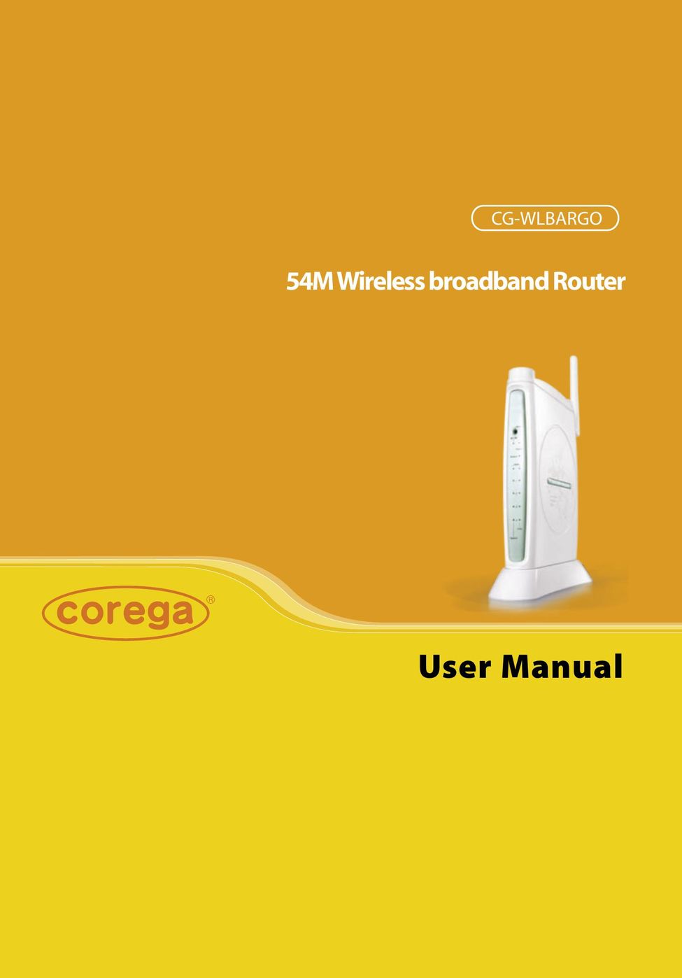 Corega CG-WLBARGO Network Router User Manual
