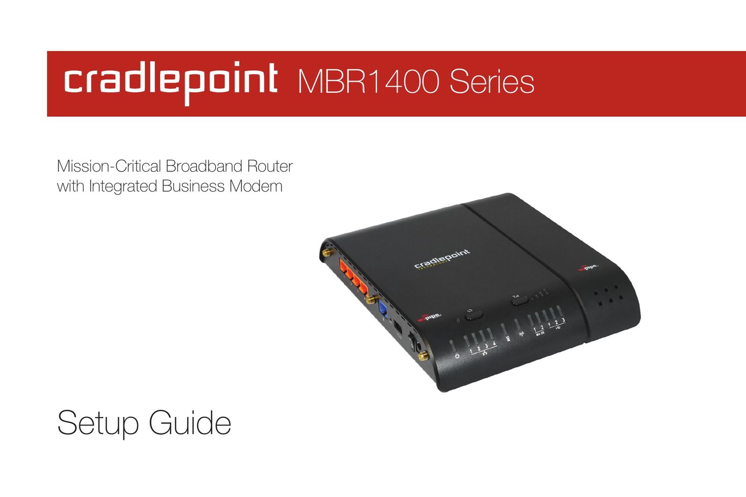 Cradlepoint MBR1400 Network Router User Manual