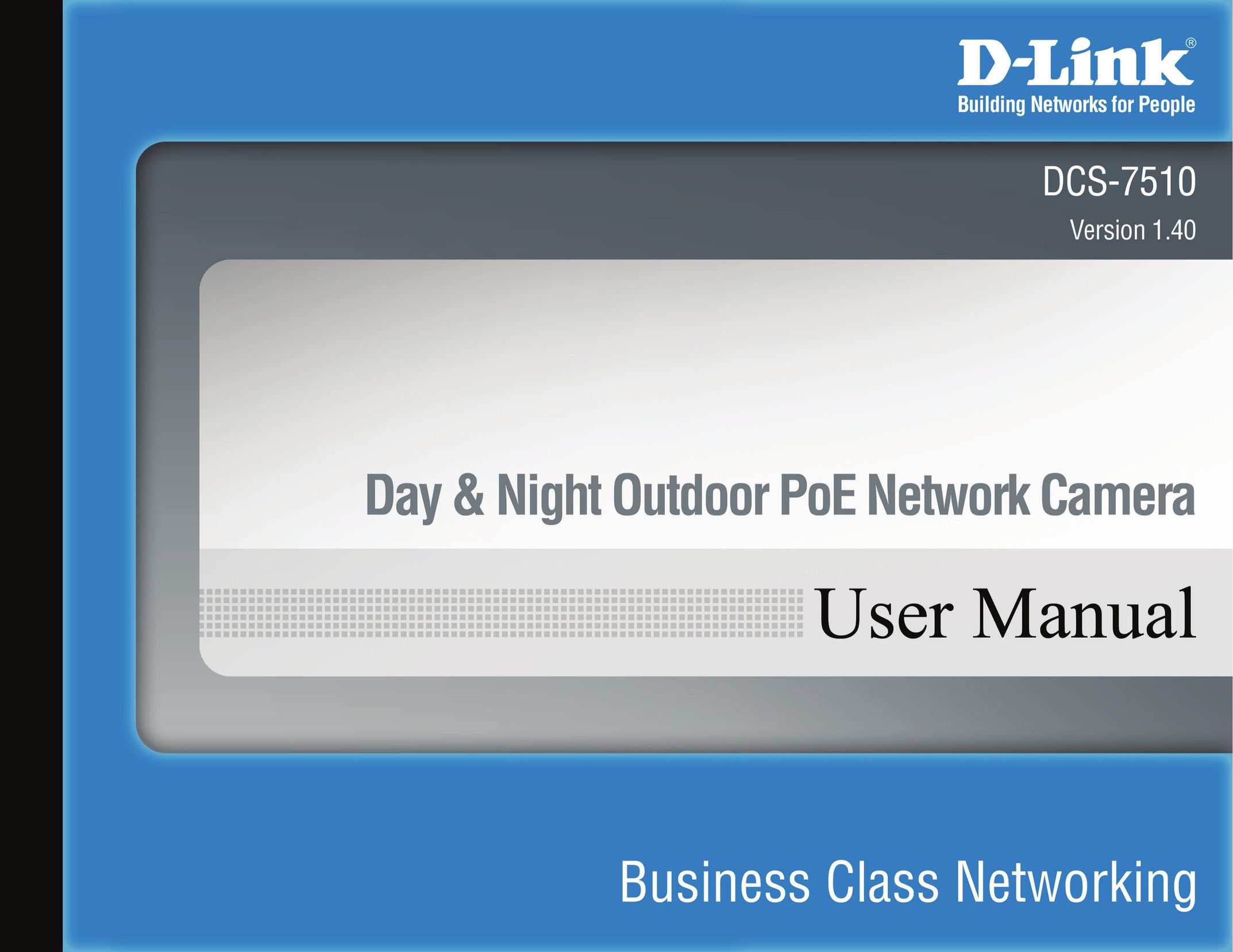 D-Link DCS-7510 Network Router User Manual