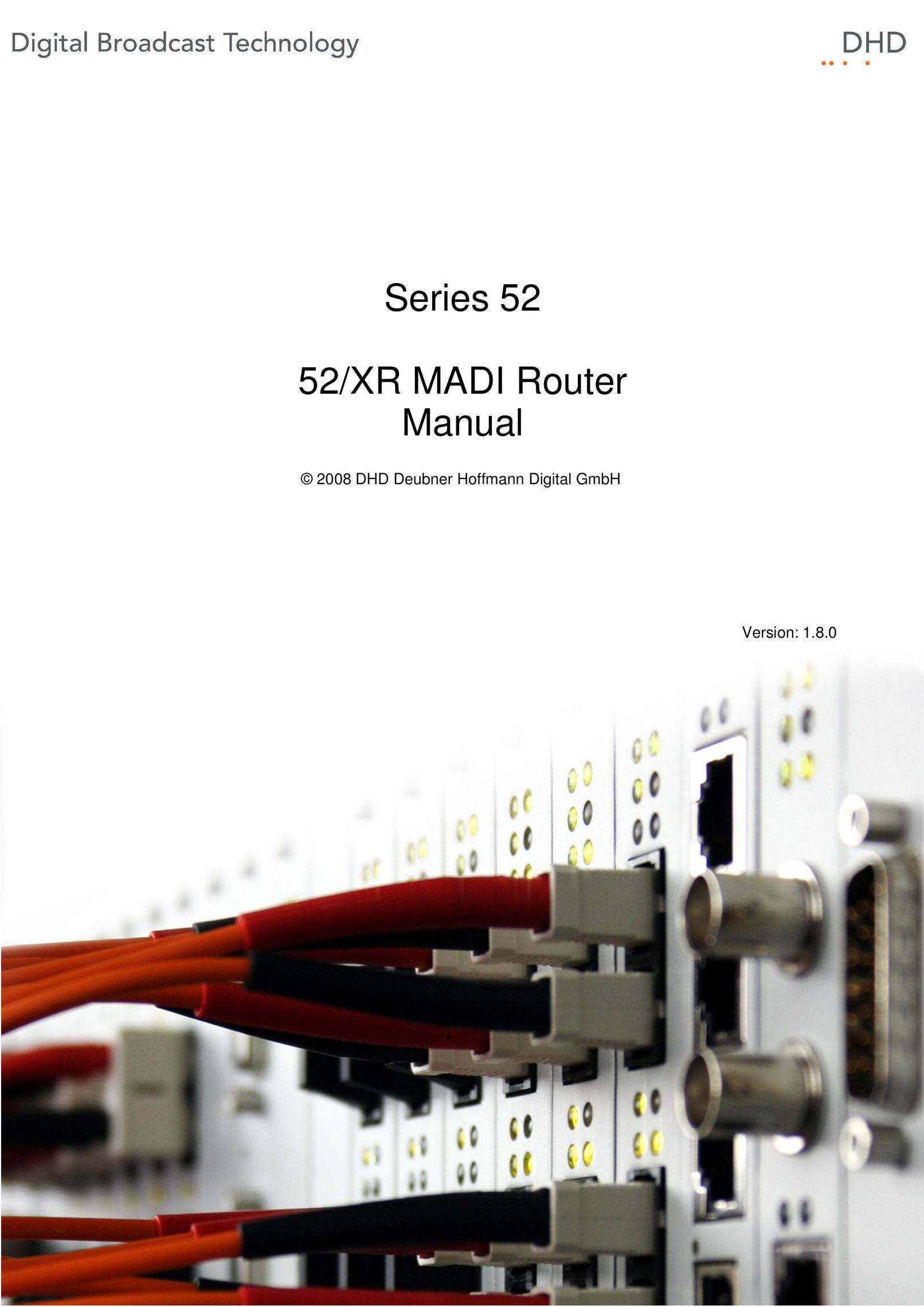 DHD Power Cruiser 52/XR Network Router User Manual