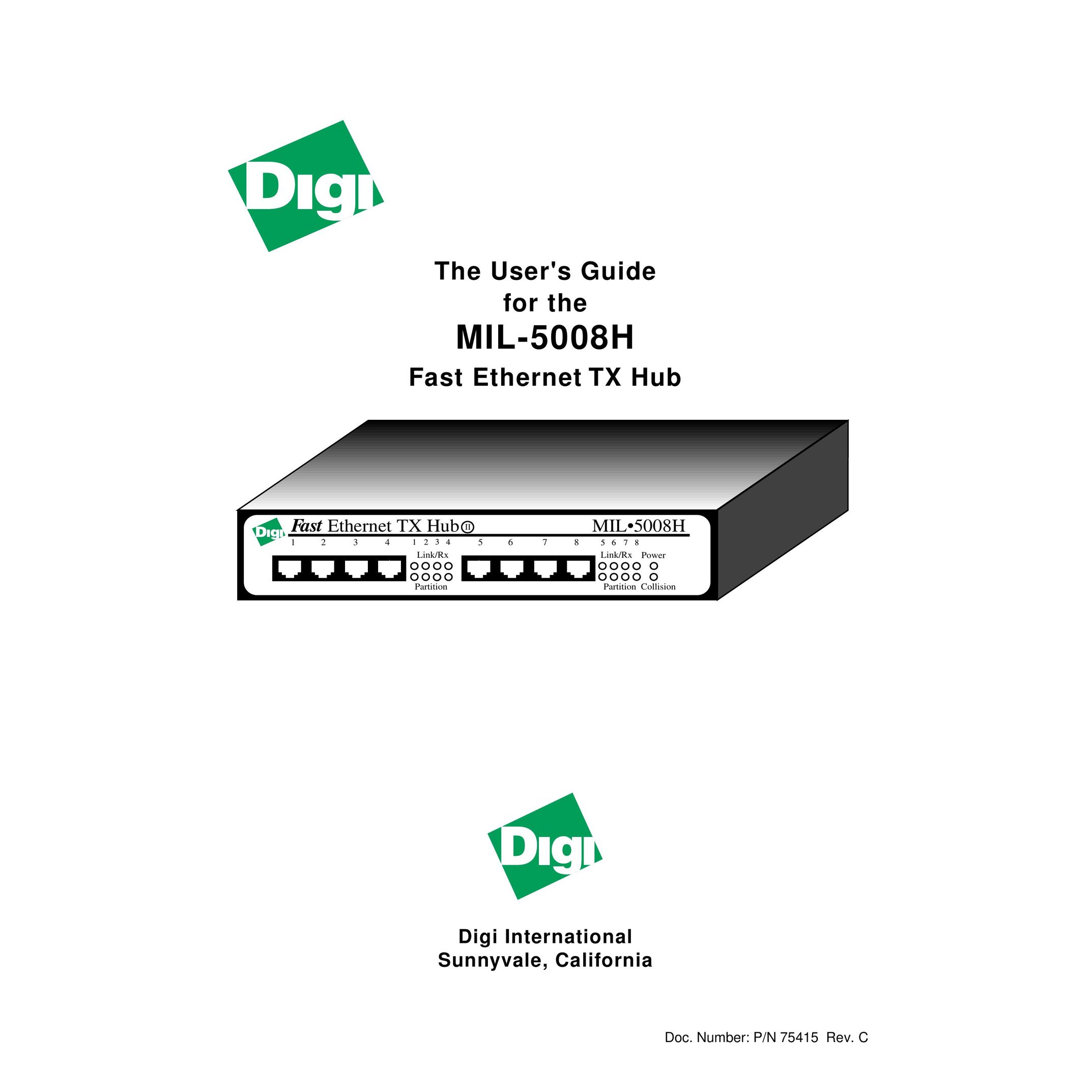 Digi MIL-5008H Network Router User Manual