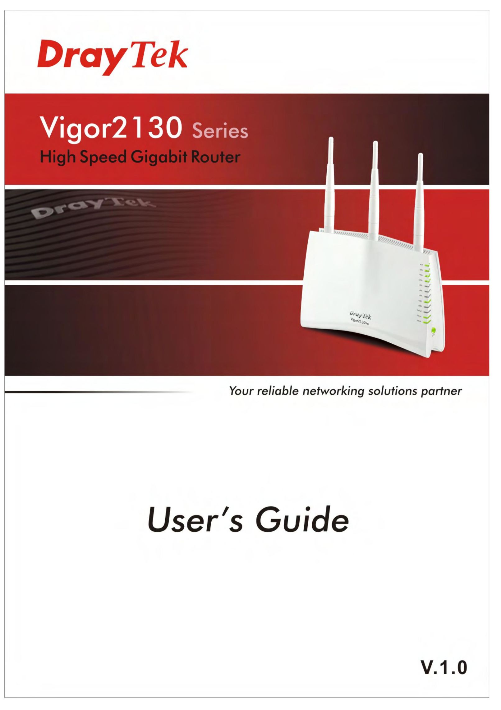 Draytek 2130 Network Router User Manual