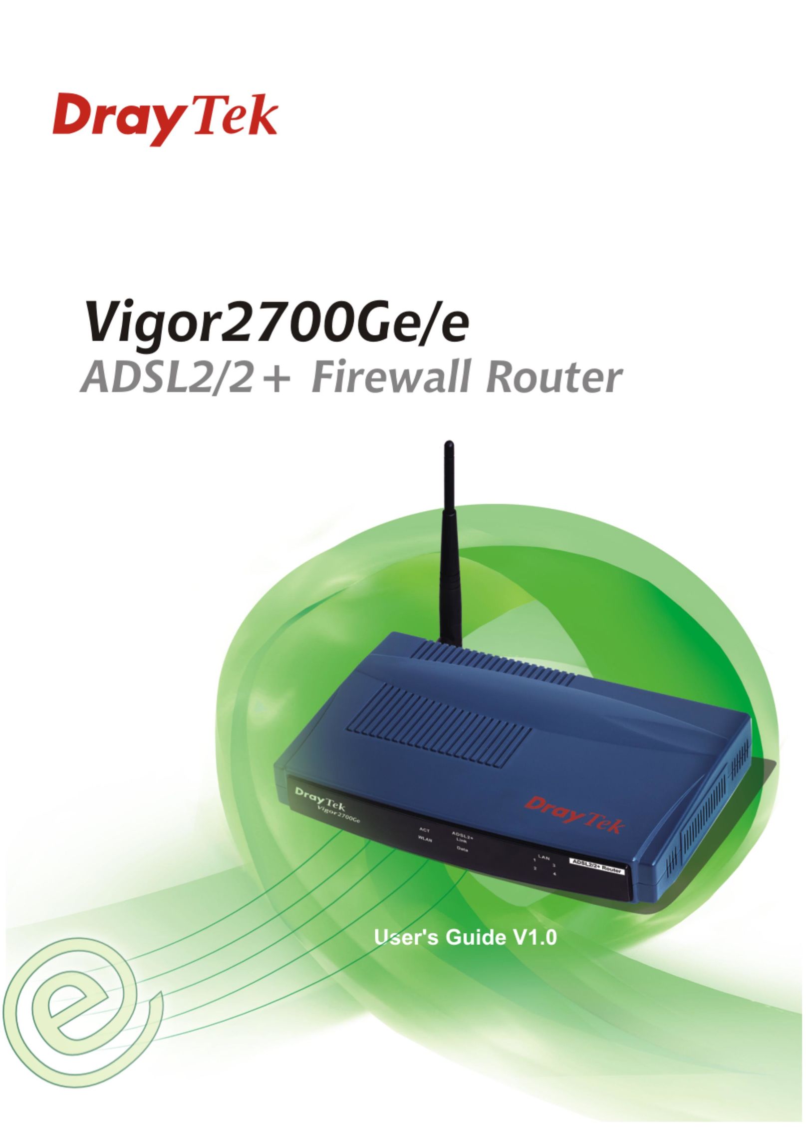 Draytek 2700GE/E Network Router User Manual