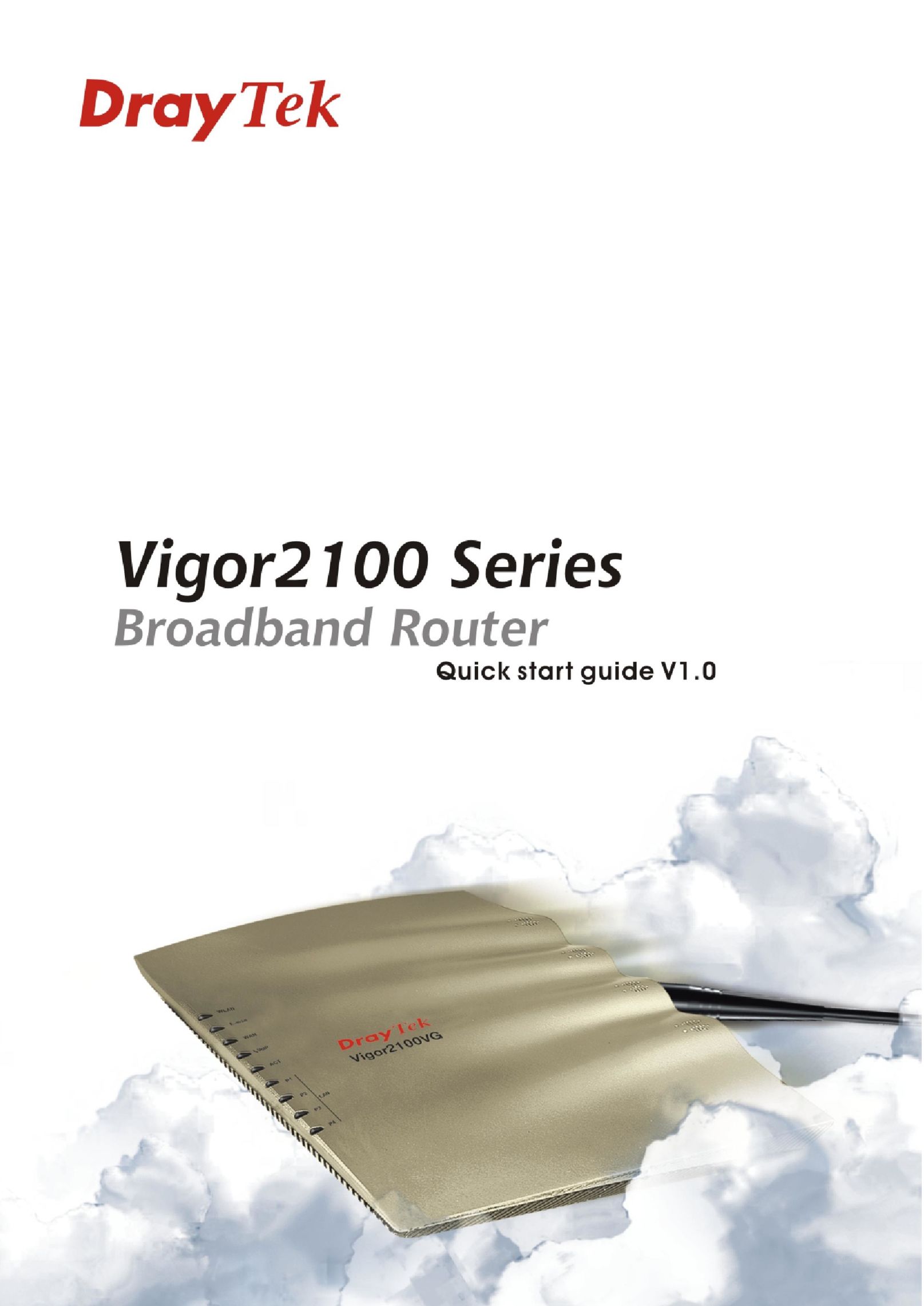 Draytek Vigor2100 Network Router User Manual
