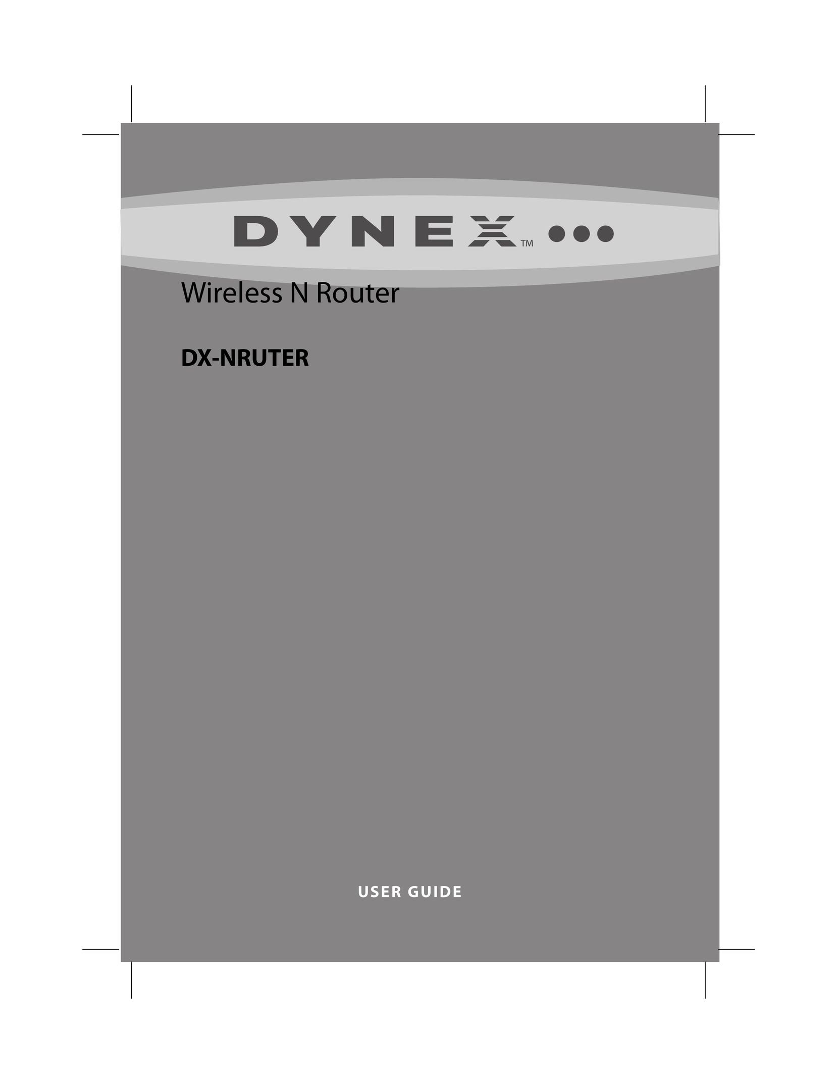 Dynex DX-NRUTER Network Router User Manual