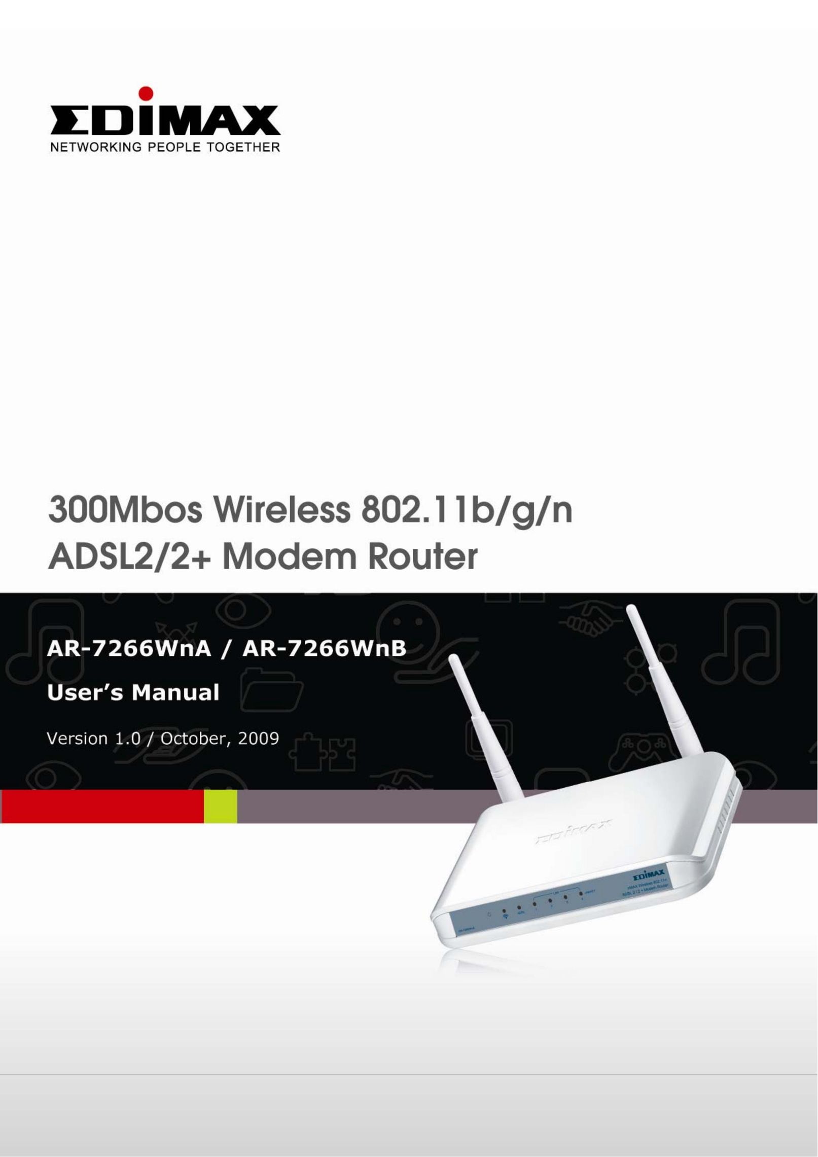Edimax Technology AR-7266WNB Network Router User Manual