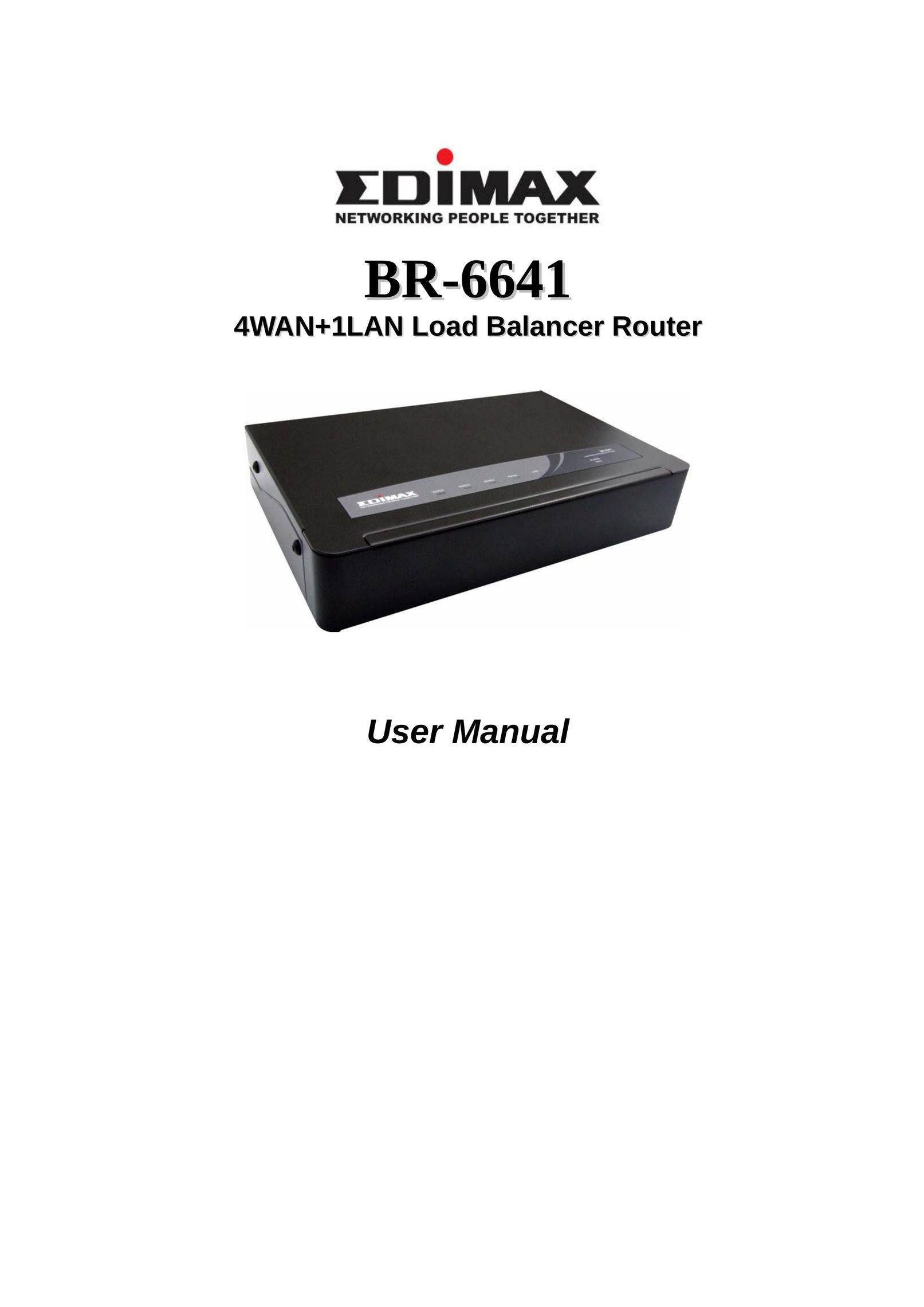 Edimax Technology BR-6641 Network Router User Manual
