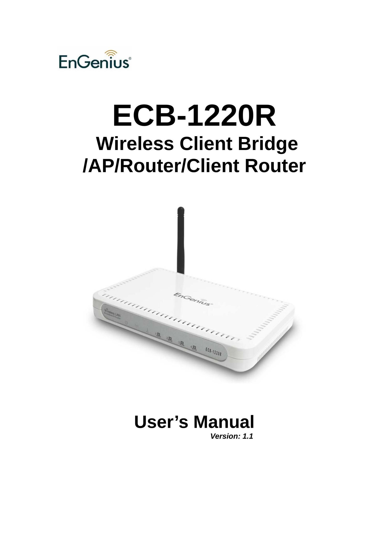 EnGenius Technologies ECB-1220R Network Router User Manual
