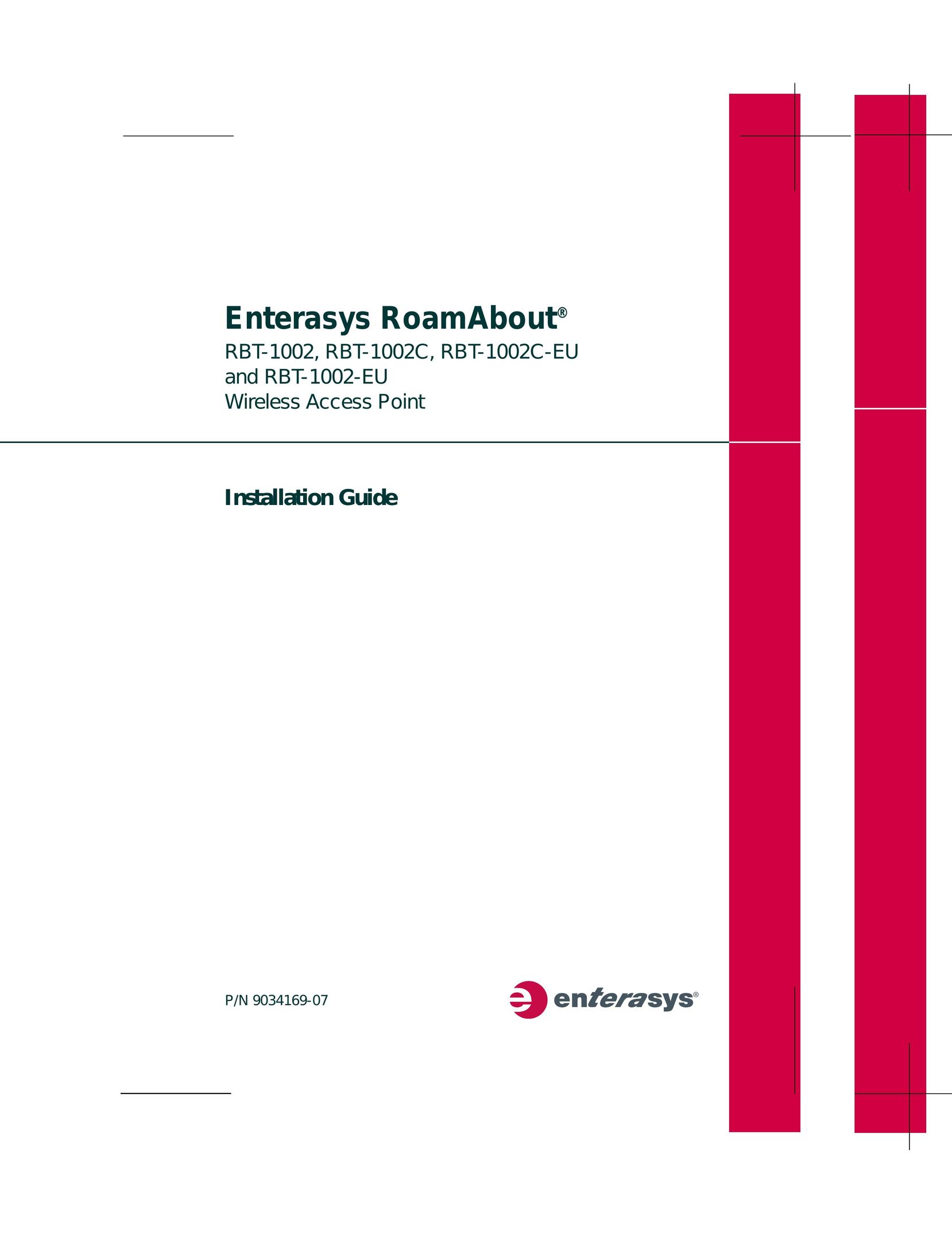 Enterasys Networks RBT-1002C-EU Network Router User Manual