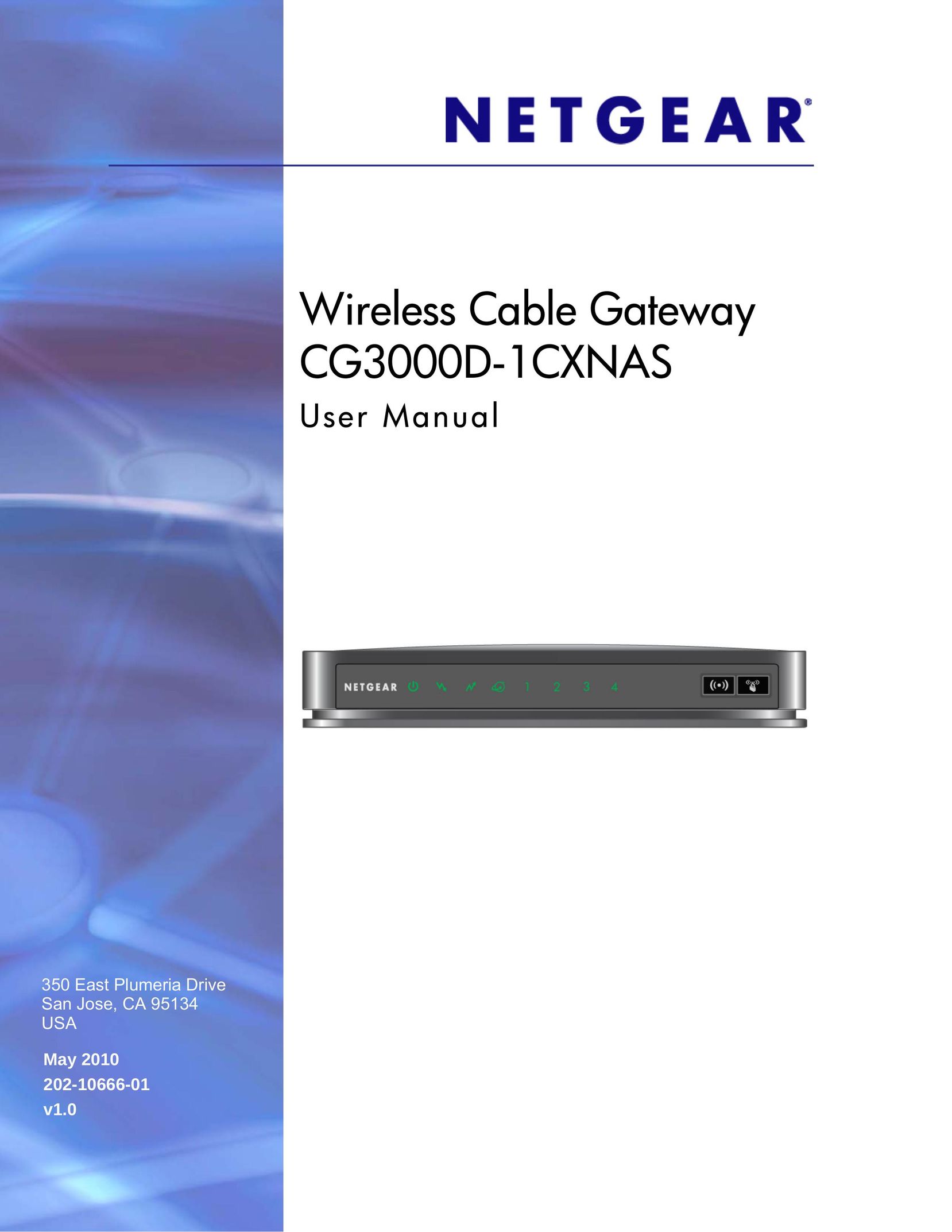 Gateway CG3000D-1CXNAS Network Router User Manual
