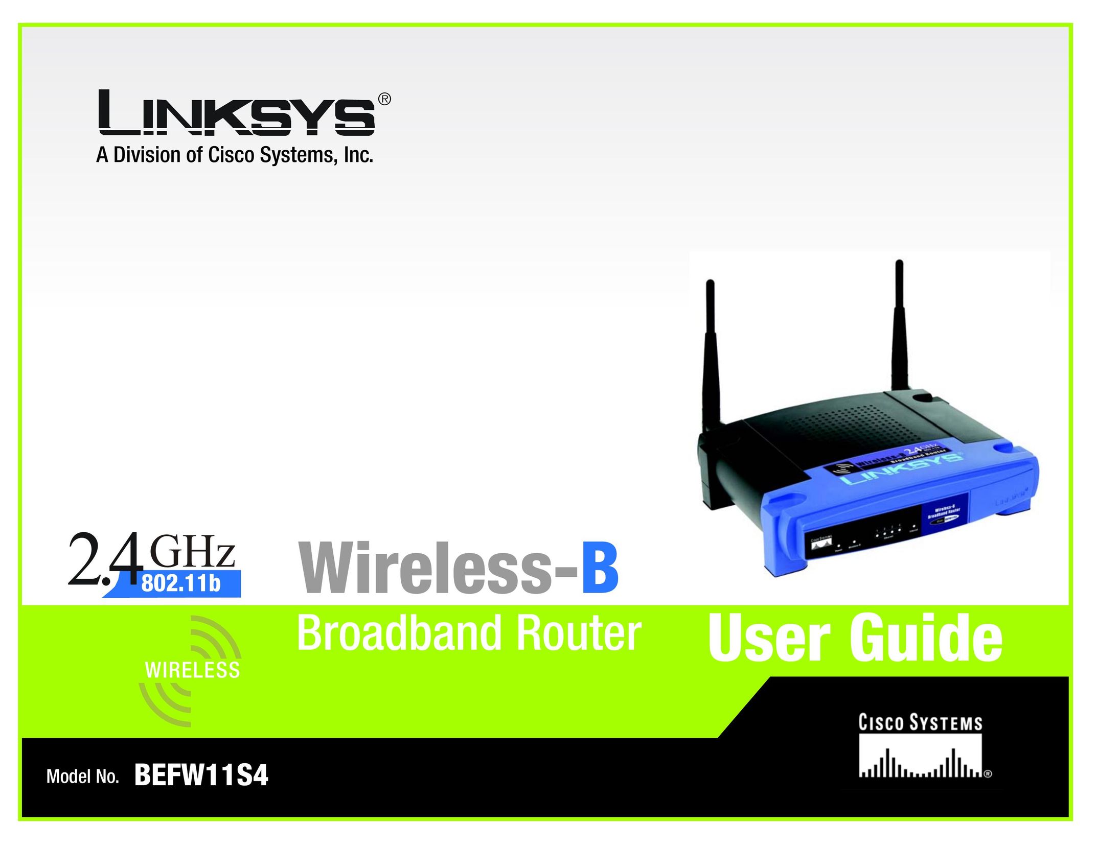 Genius Products U.S.A. BEFW11S4 Network Router User Manual