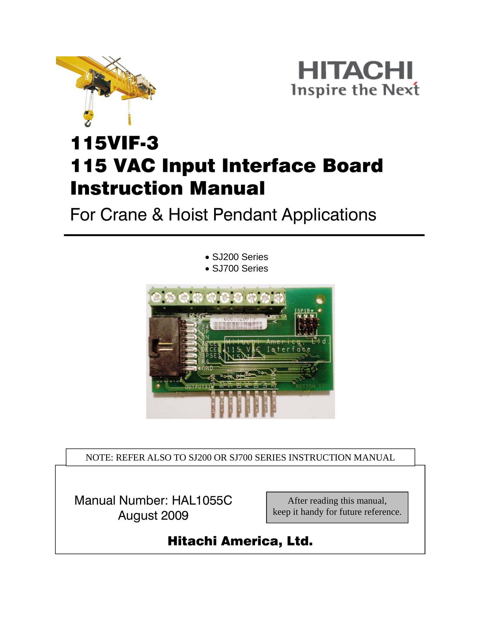 Hitachi 115VIF-3 Network Router User Manual