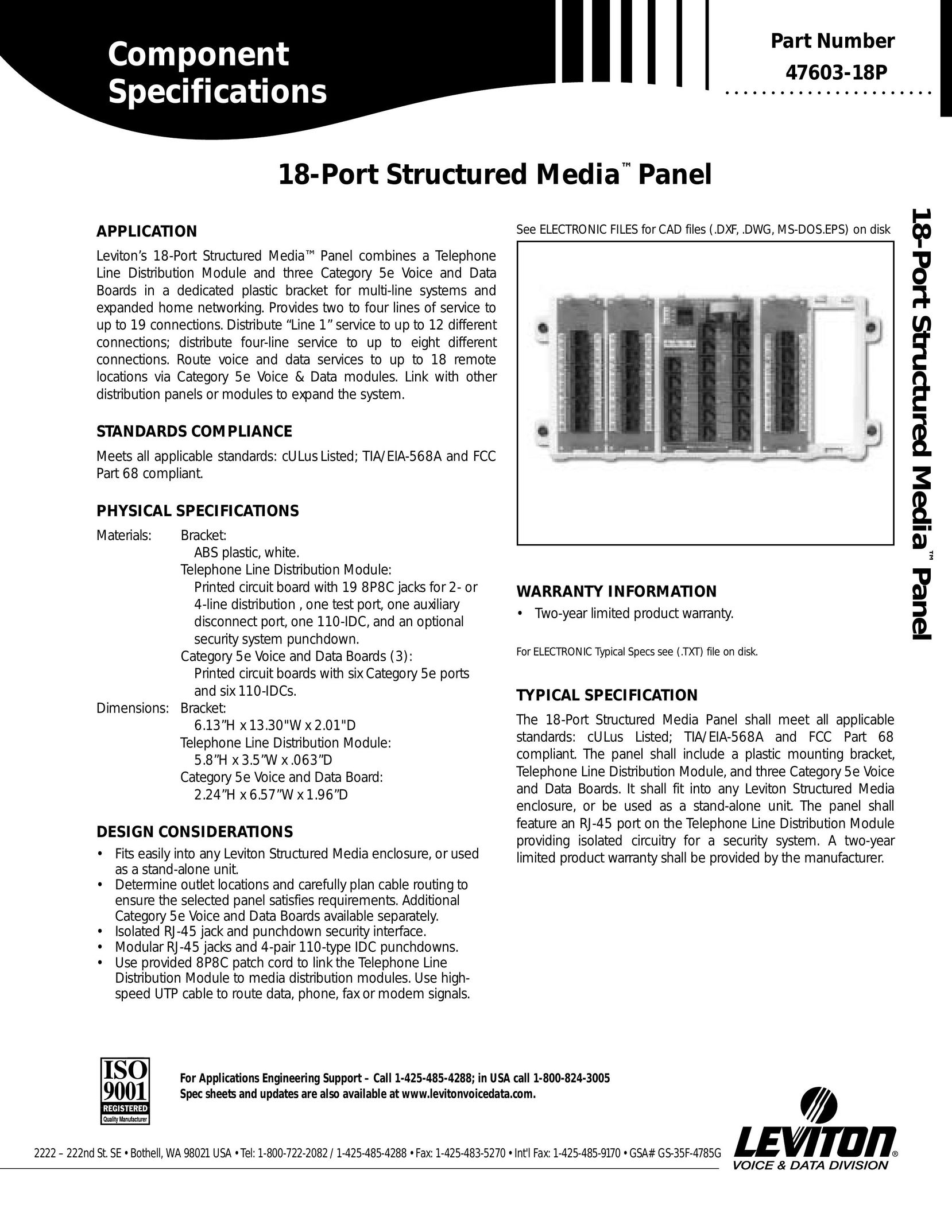 HomeTech 47603-18P Network Router User Manual