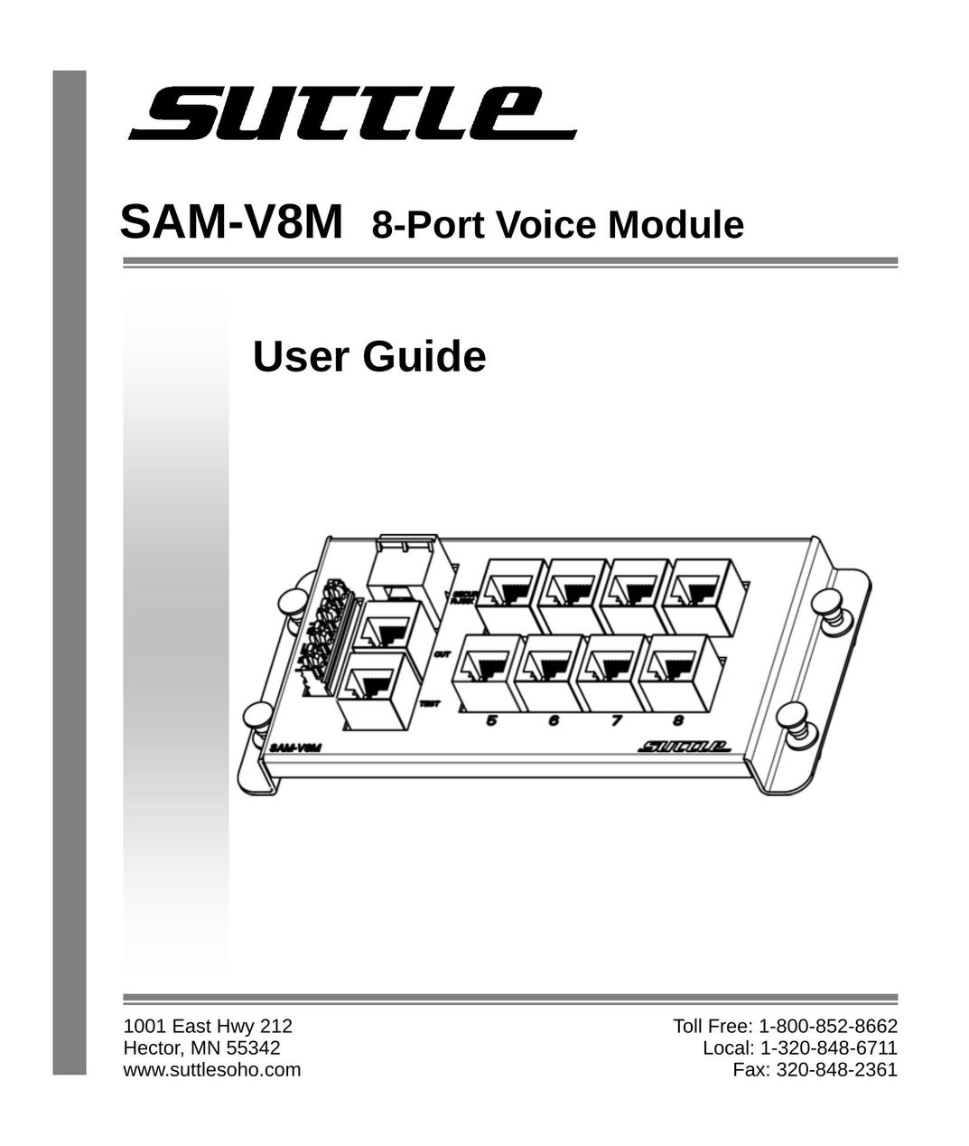 HomeTech SAM-V8M Network Router User Manual