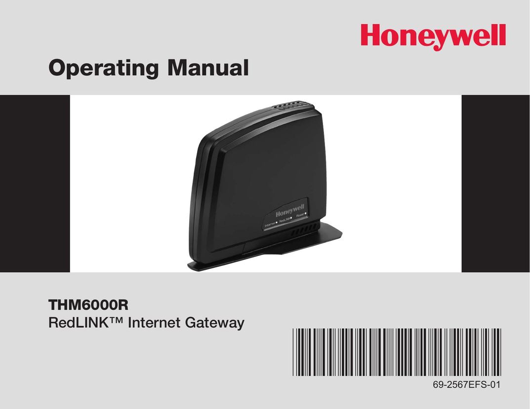 Honeywell THM6000R Network Router User Manual