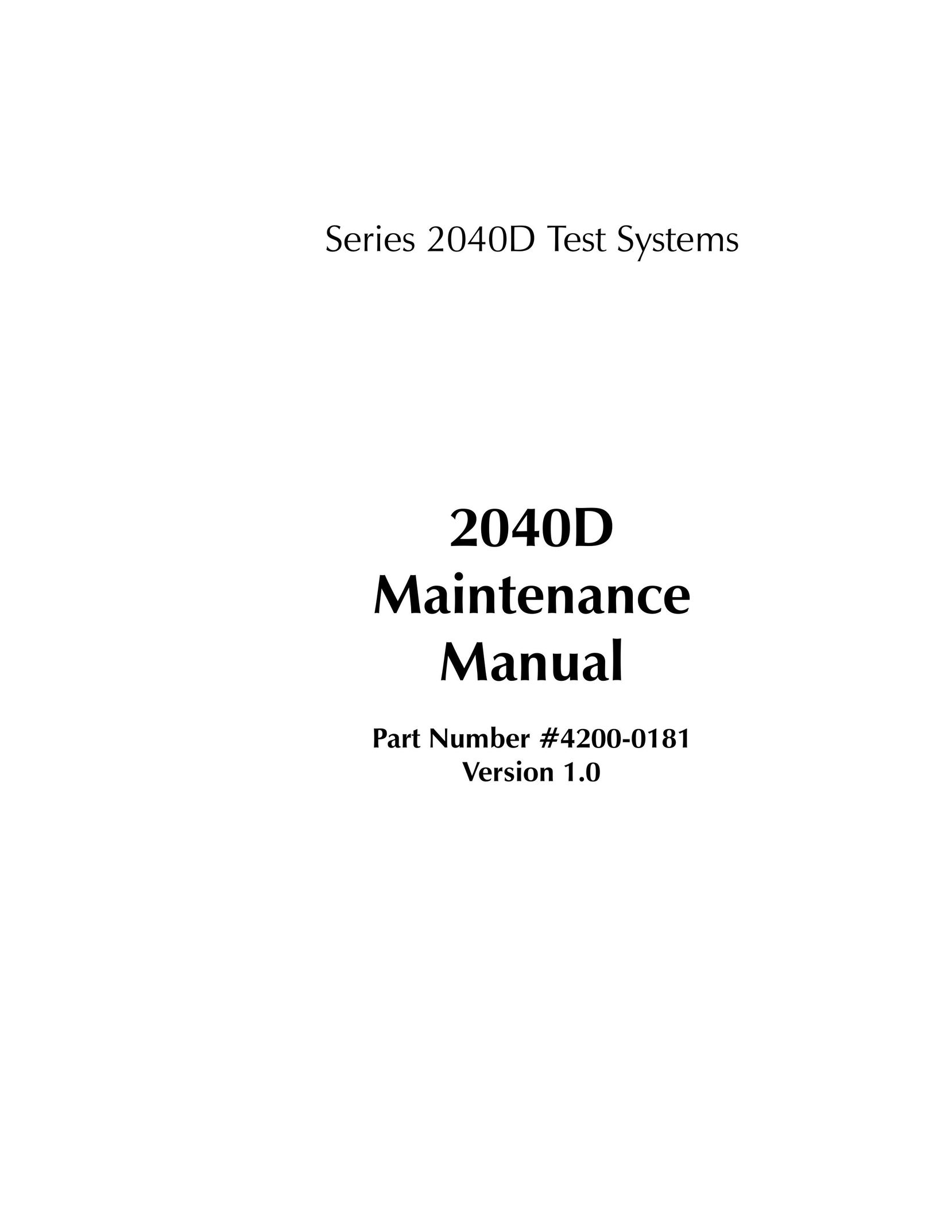 HP (Hewlett-Packard) 2040D Network Router User Manual