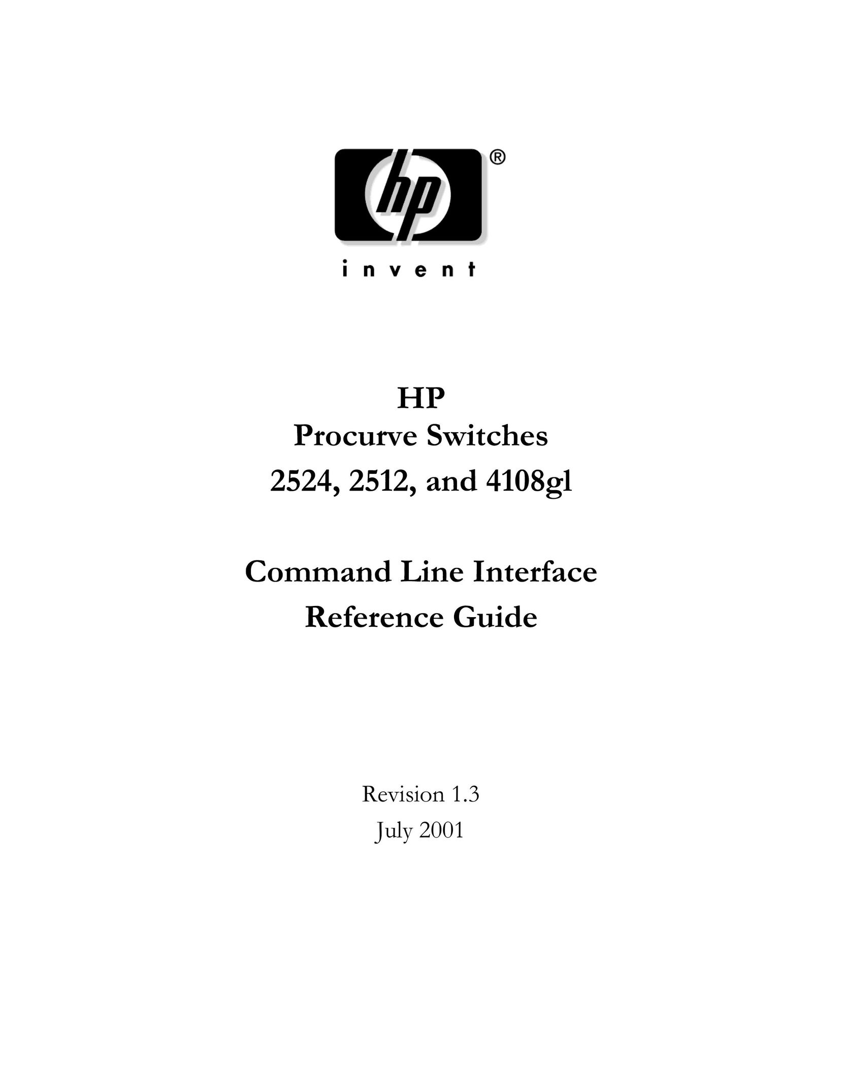 HP (Hewlett-Packard) 2524 Network Router User Manual