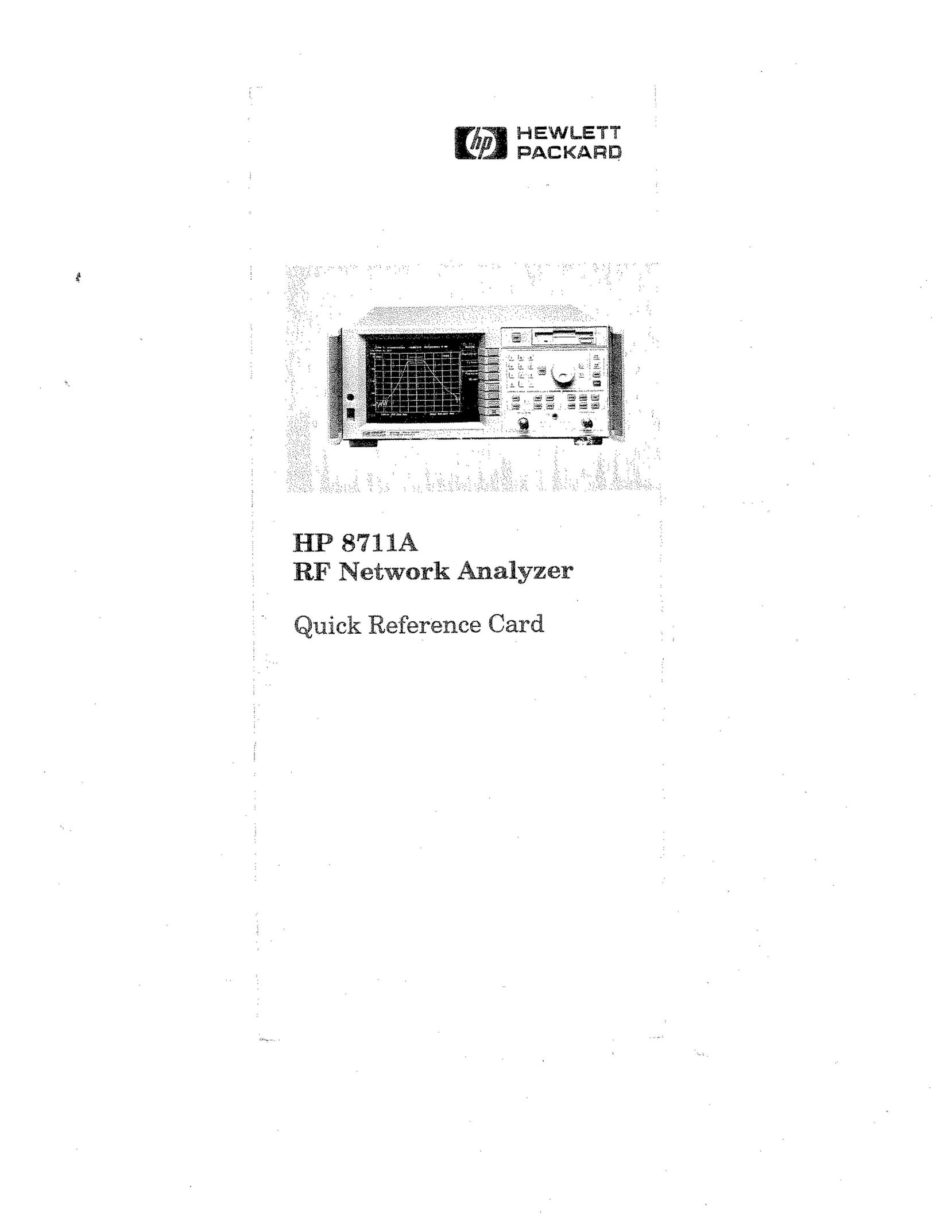 HP (Hewlett-Packard) 8711A Network Router User Manual