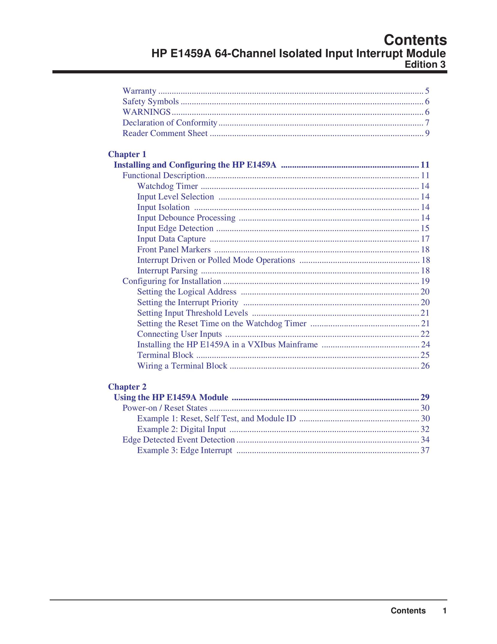 HP (Hewlett-Packard) E1459A Network Router User Manual