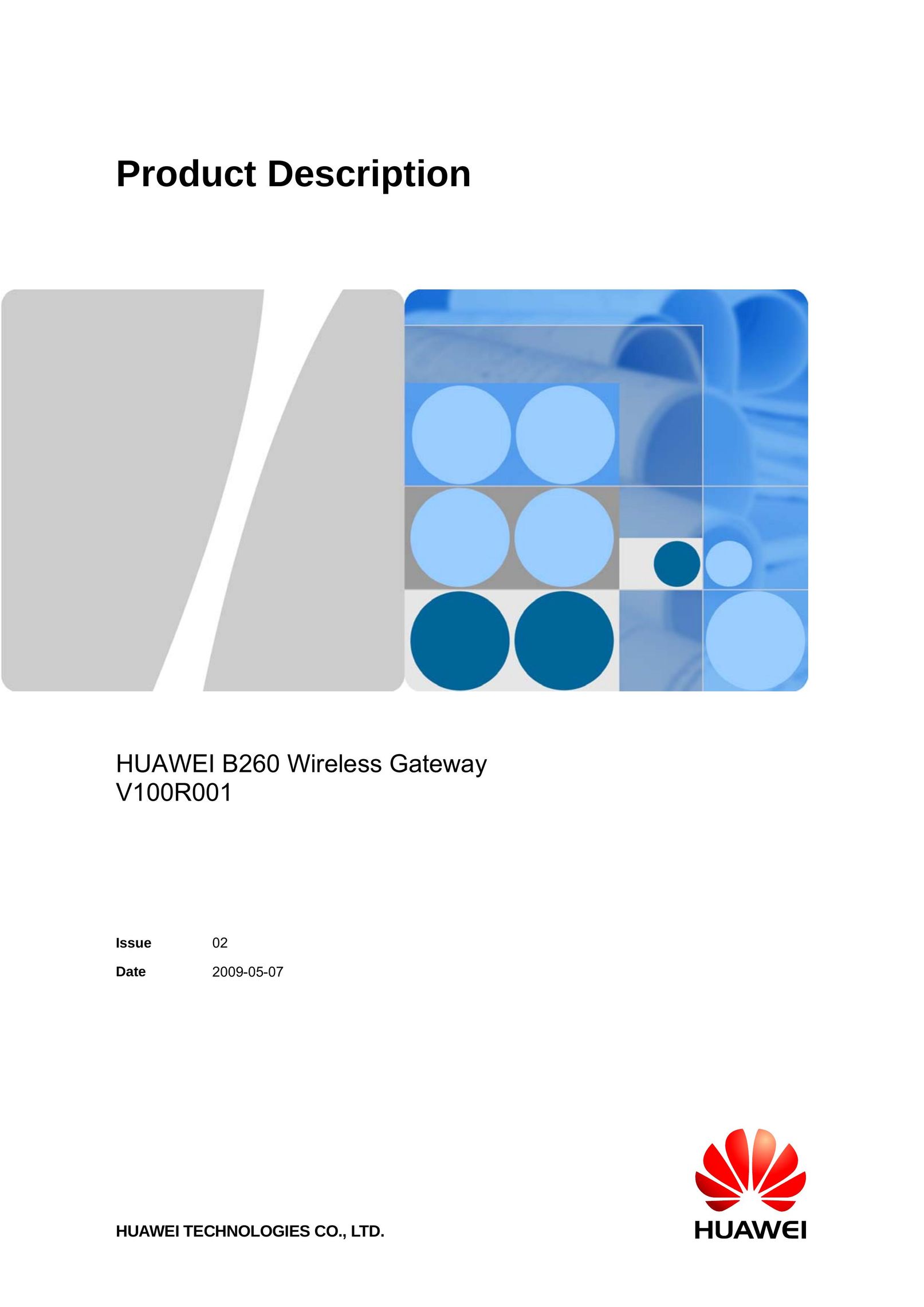 Huawei B260 Network Router User Manual