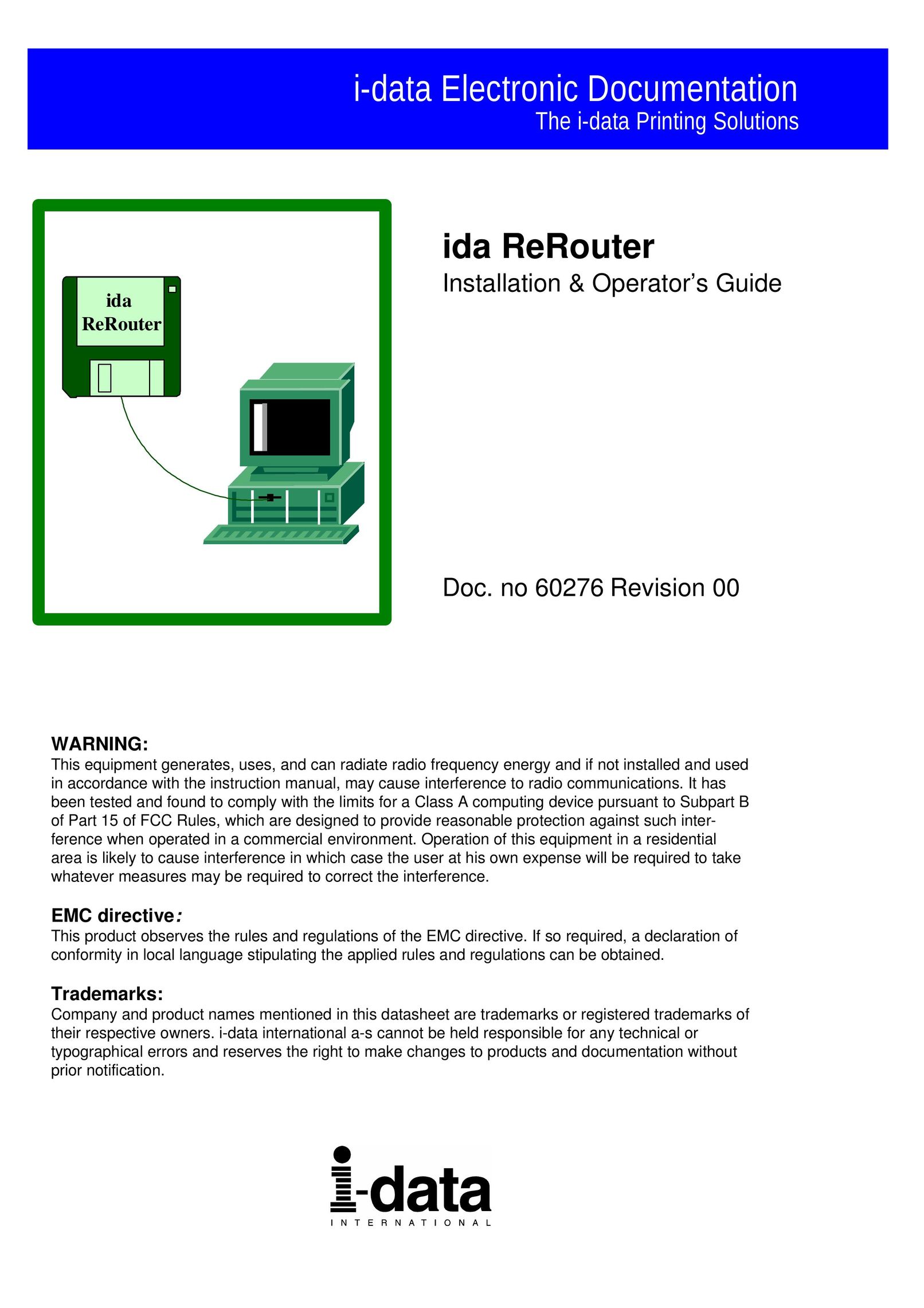 I-Data ReRouter Network Router User Manual