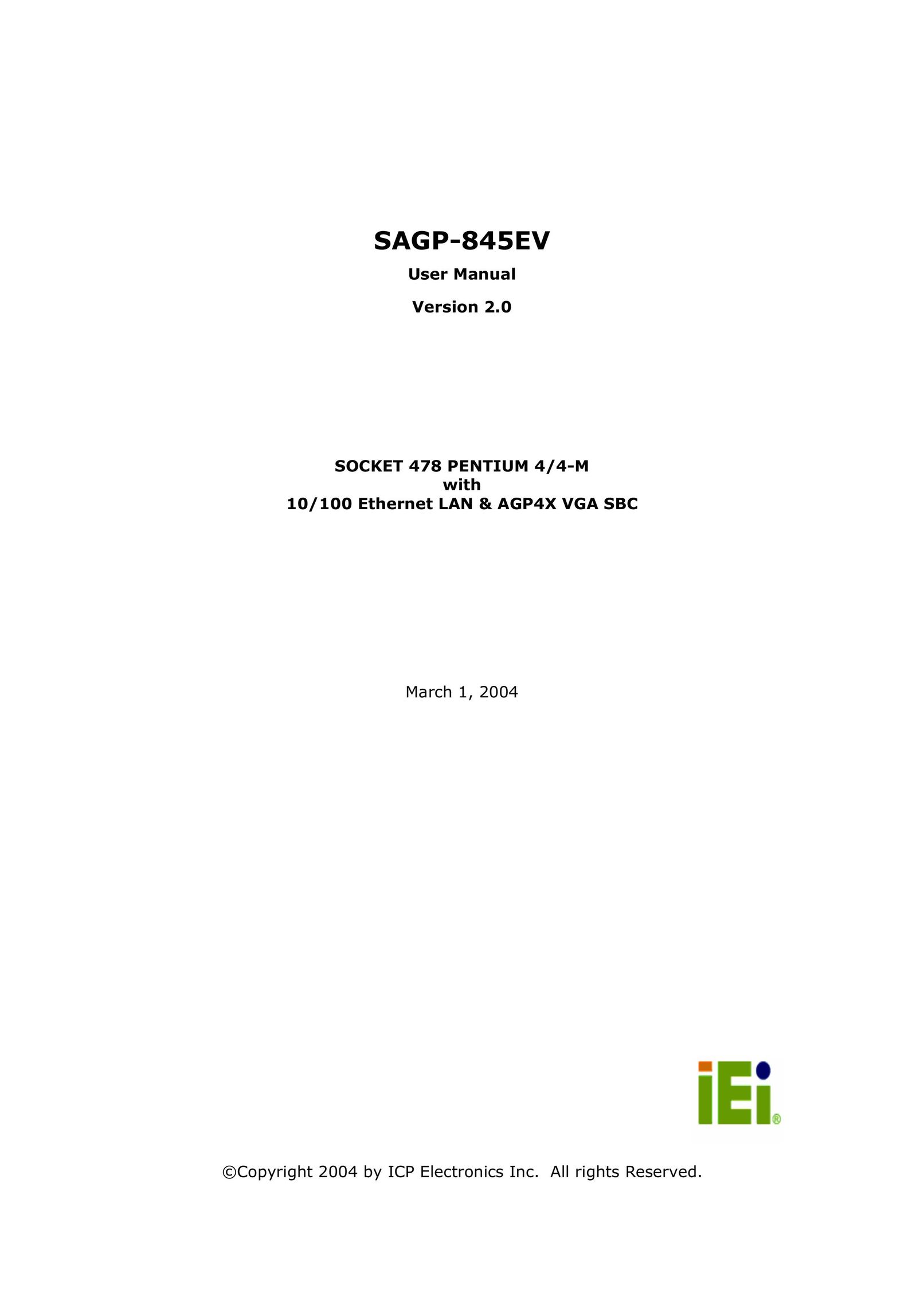 IBM SAGP-845EV Network Router User Manual