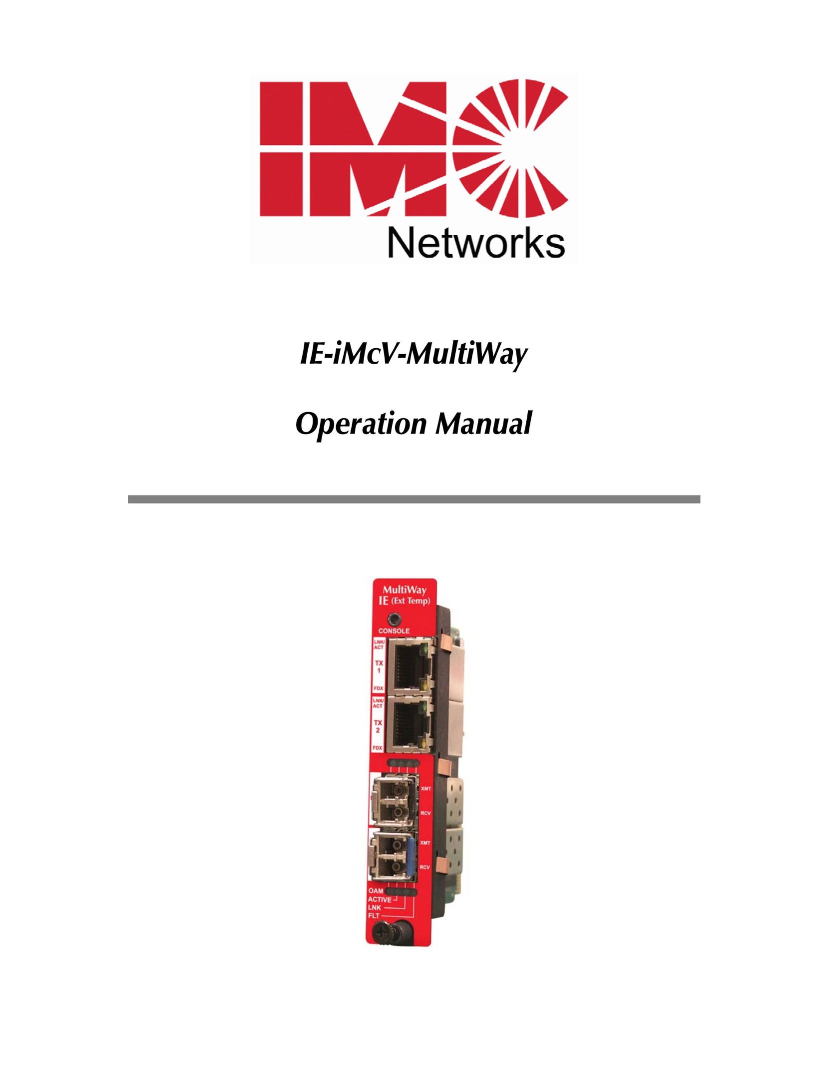 IMC Networks IE-IMCV Network Router User Manual