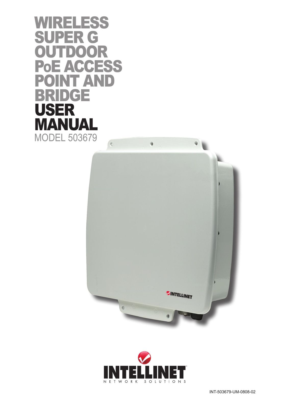 Intellinet Network Solutions 503679 Network Router User Manual