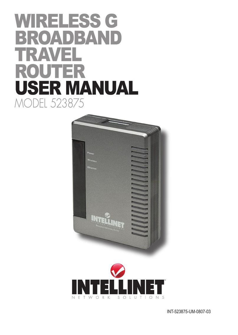 Intellinet Network Solutions 523875 Network Router User Manual