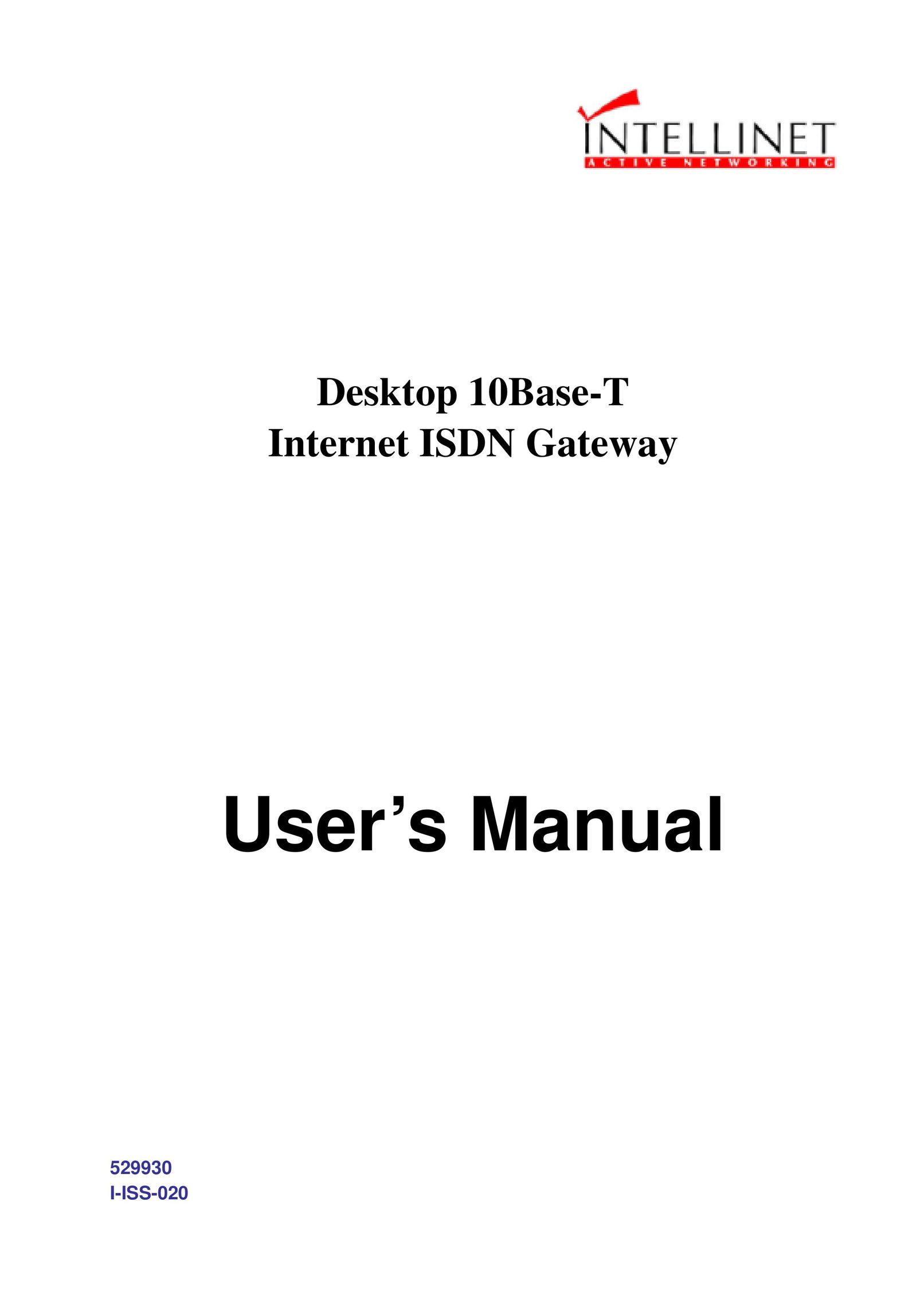 Intellinet Network Solutions I-ISS-020 Network Router User Manual