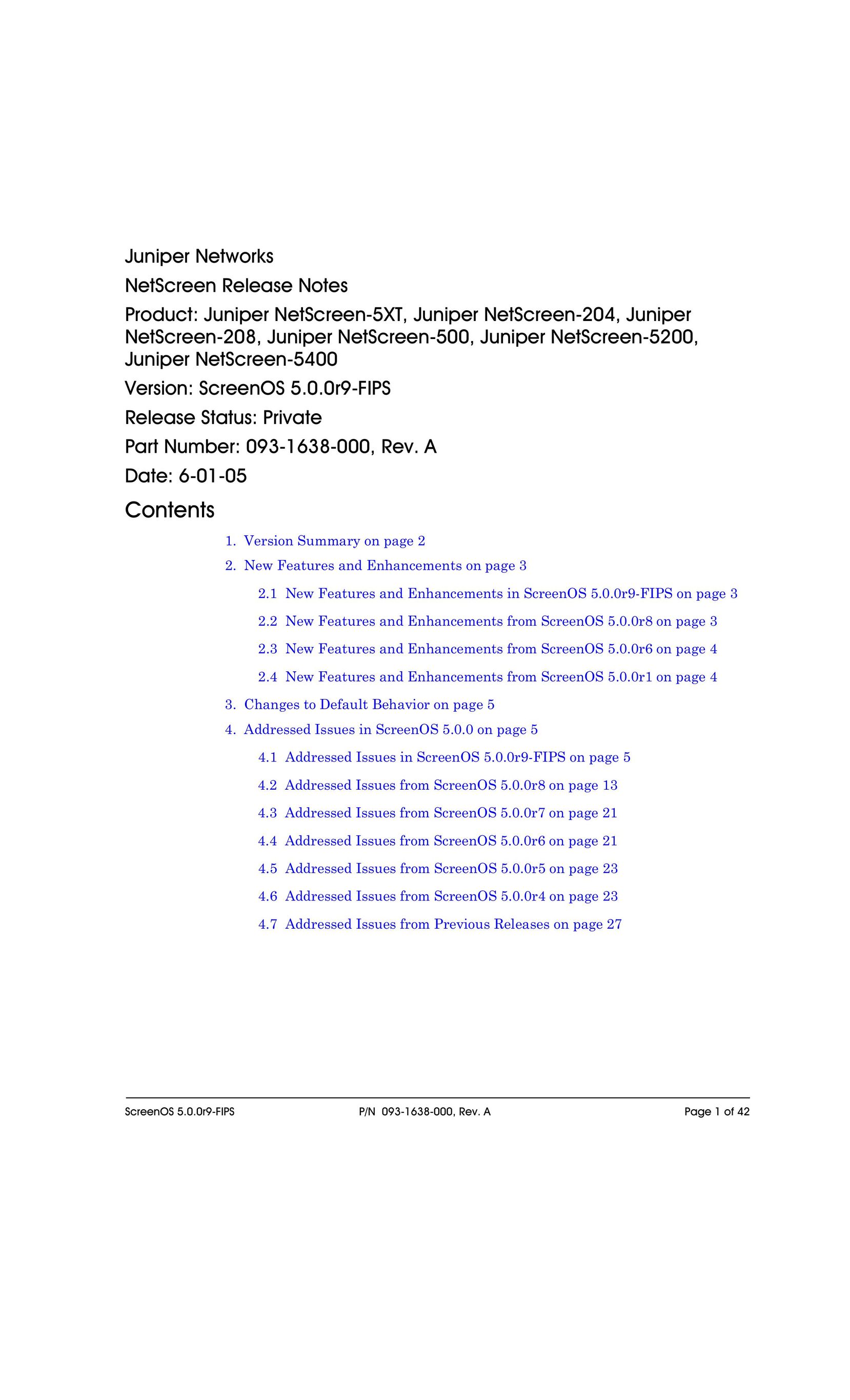 Juniper Networks 208 Network Router User Manual