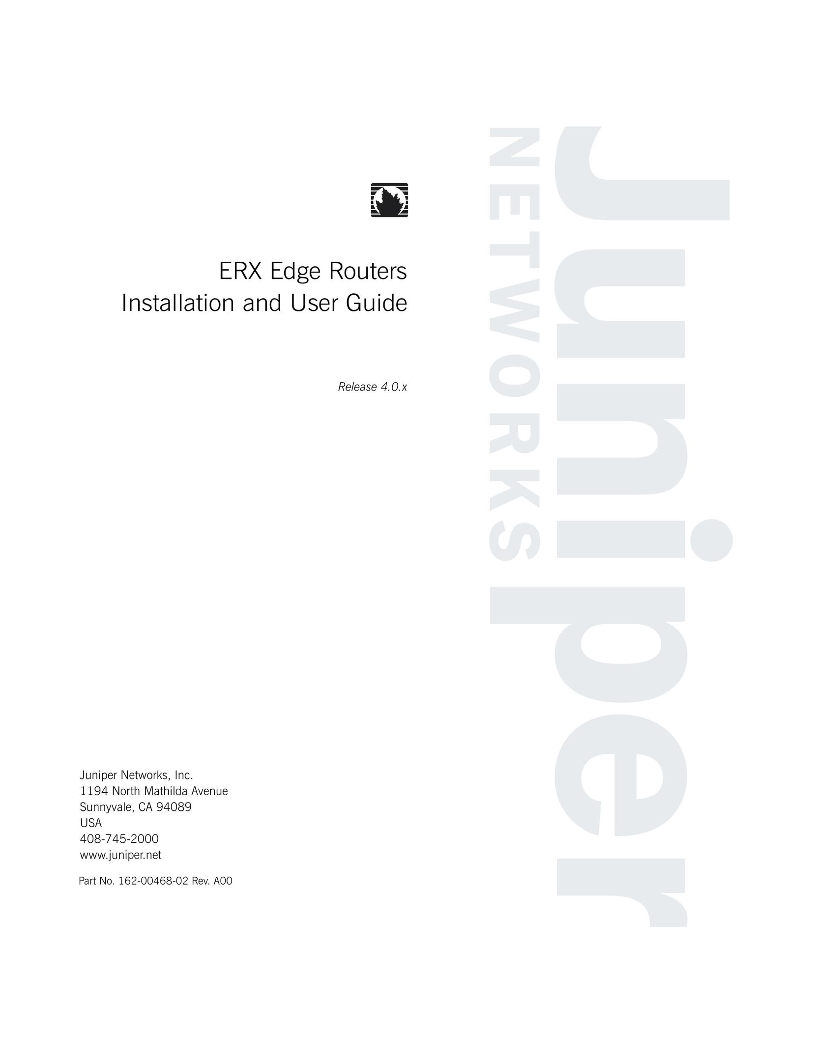 Juniper Networks ERX-700 Network Router User Manual