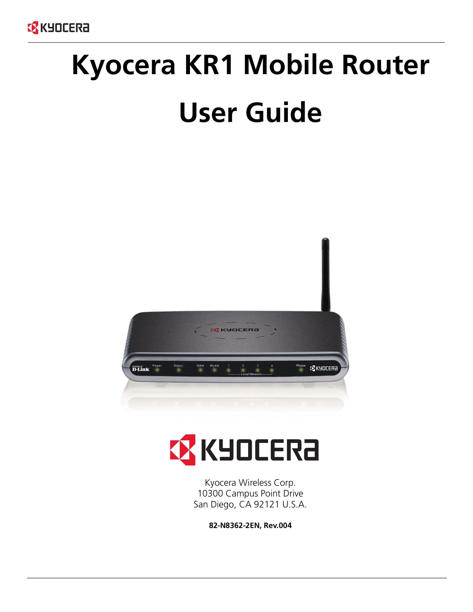 Kyocera KR1 Network Router User Manual