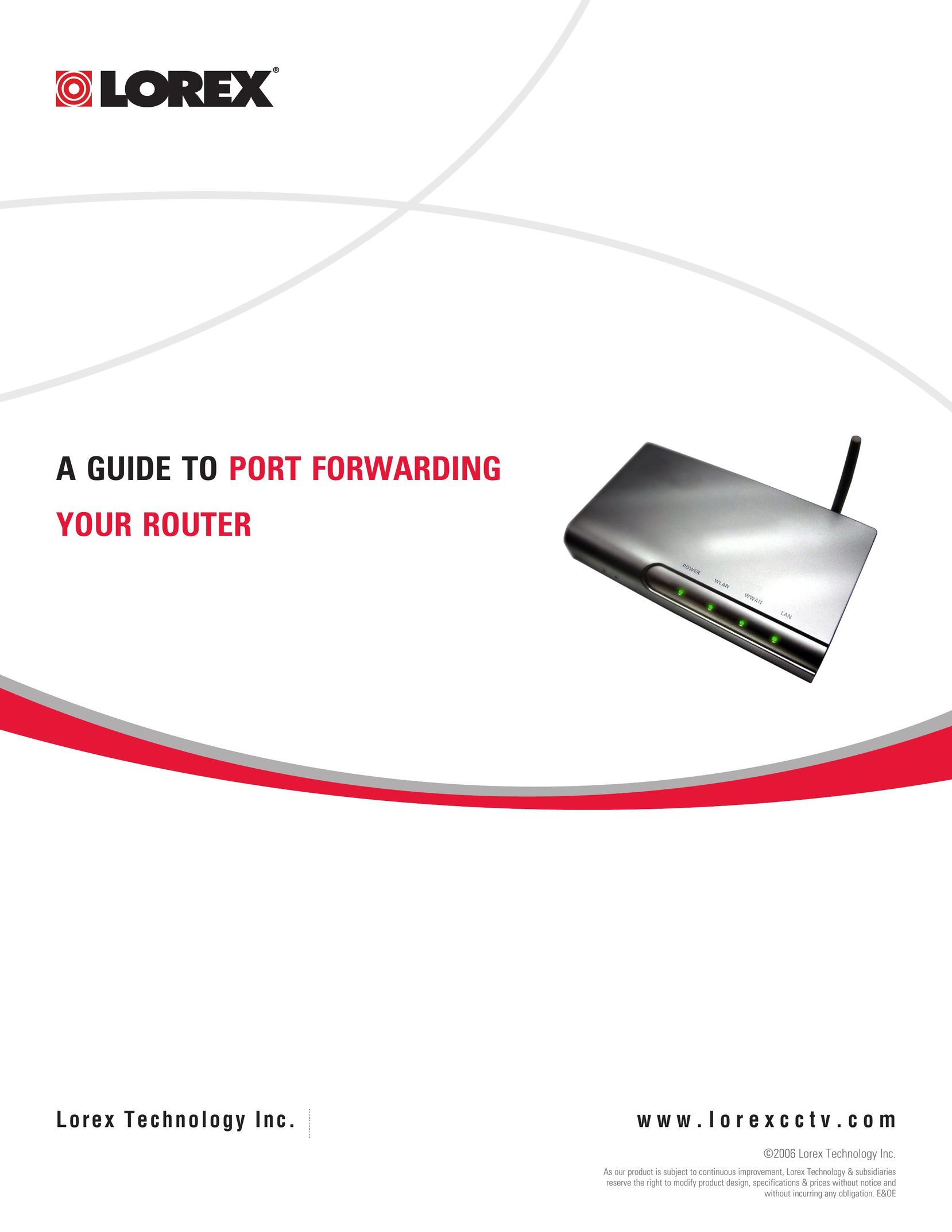 LOREX Technology F5D8230-4 Network Router User Manual