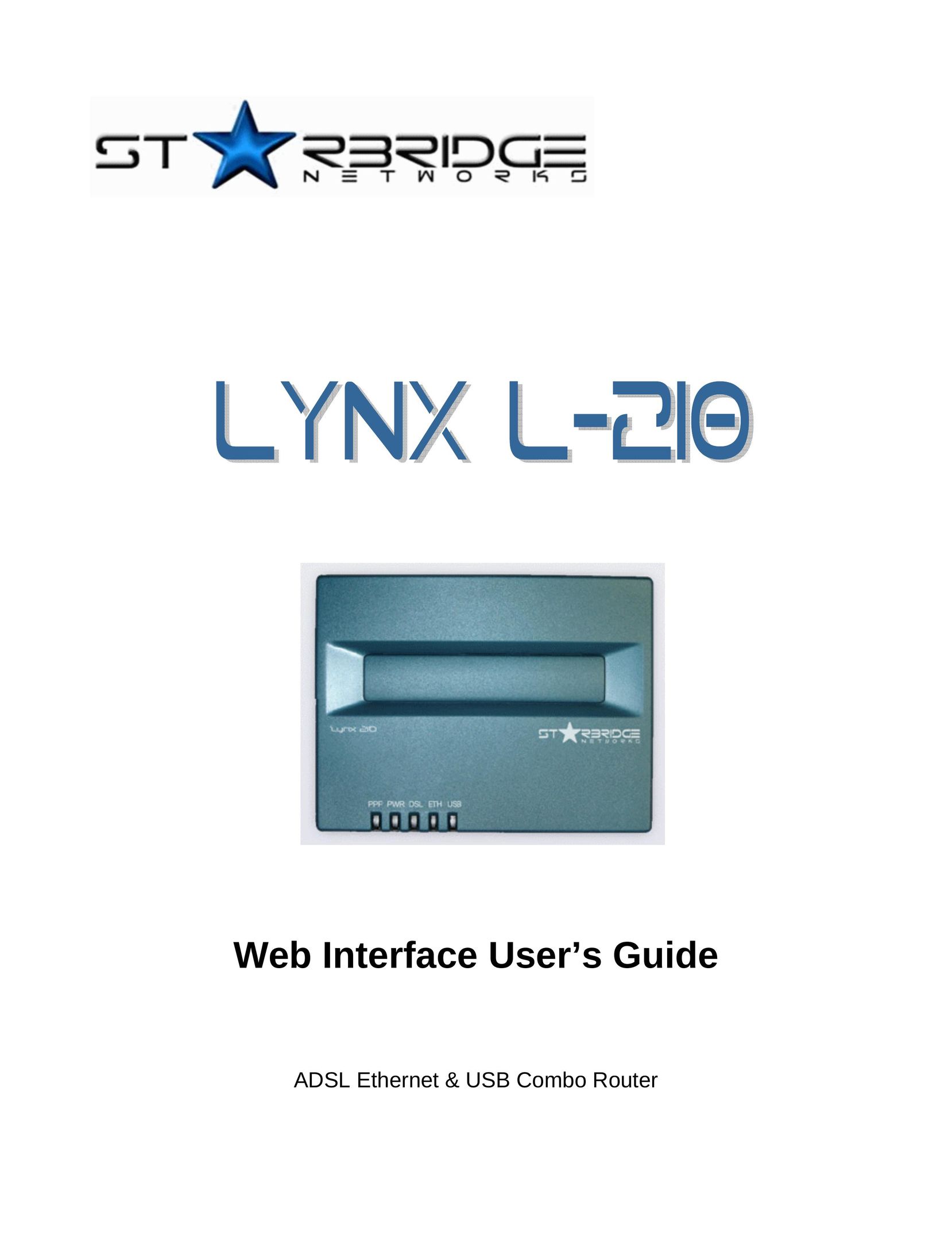 Lynx L-210 Network Router User Manual