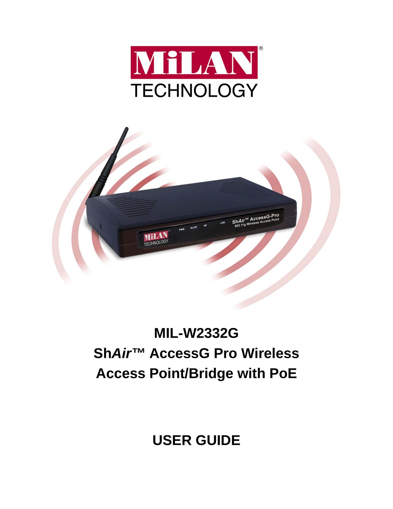 Milan Technology MIL-W2332G Network Router User Manual