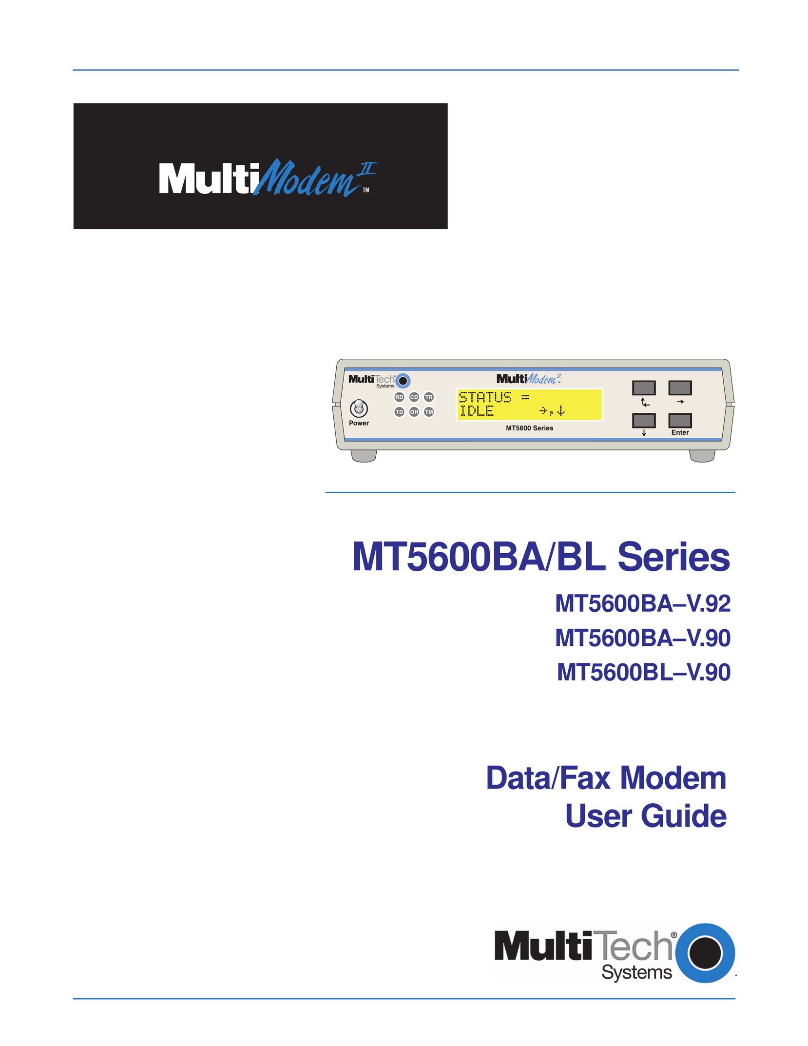 Multi-Tech Systems MT5600BA-V.92 Network Router User Manual